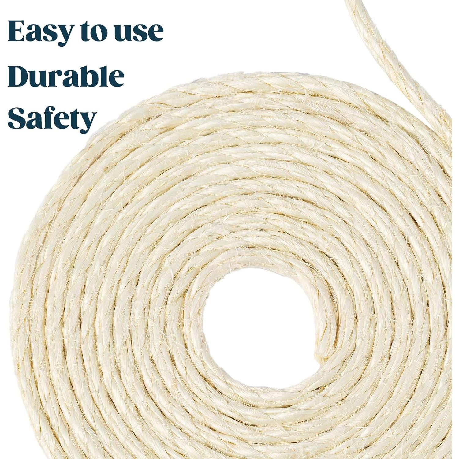 Cuerda de sisal natural PELZIN 0.64 cm x 15.24 m para gatos