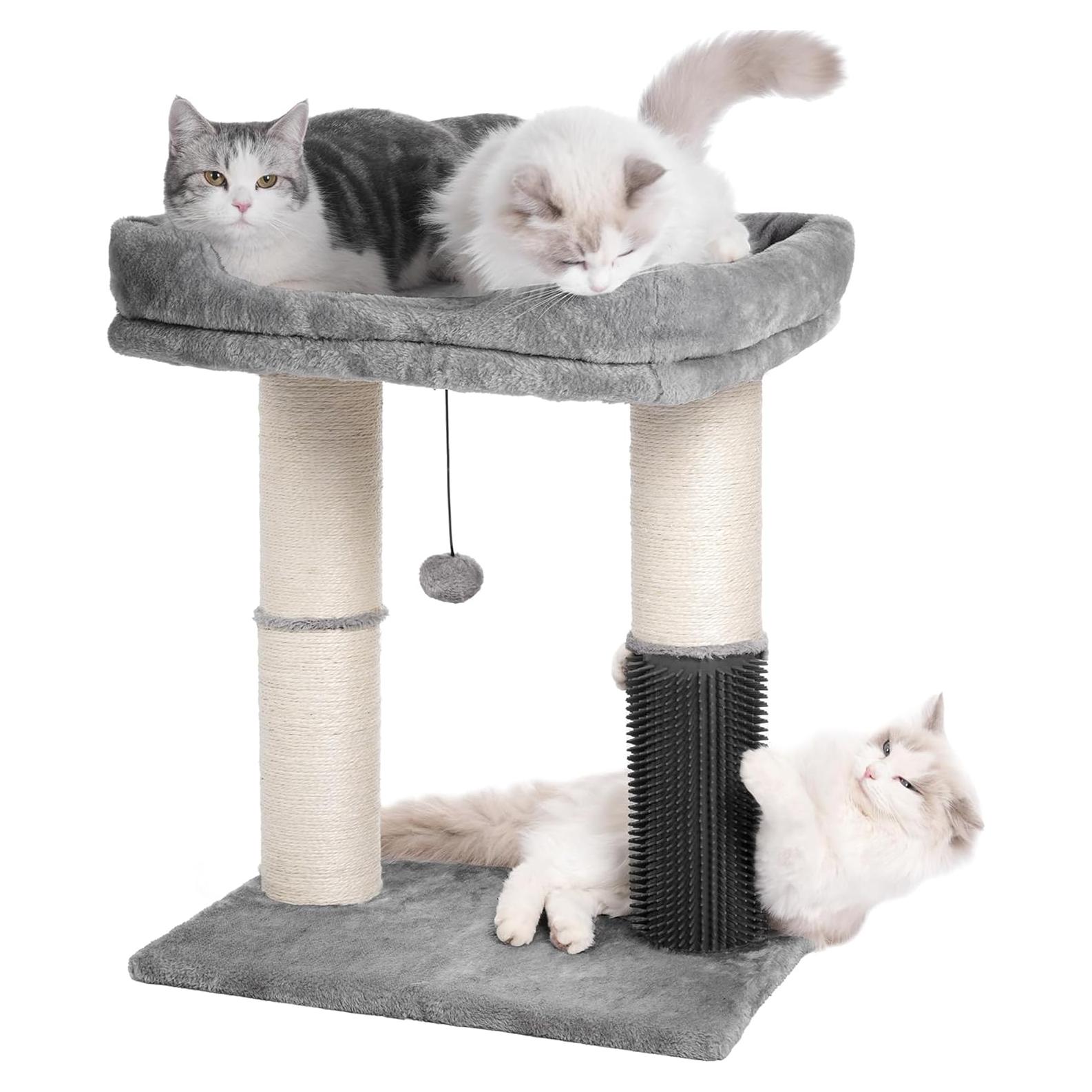 Torre Rascador para Gatos Pawfessor Grande Gris 50.8x39.9 cm