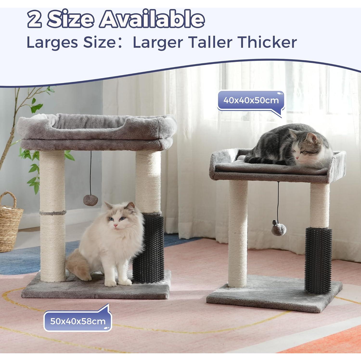 Torre Rascador para Gatos Pawfessor Grande Gris 50.8x39.9 cm