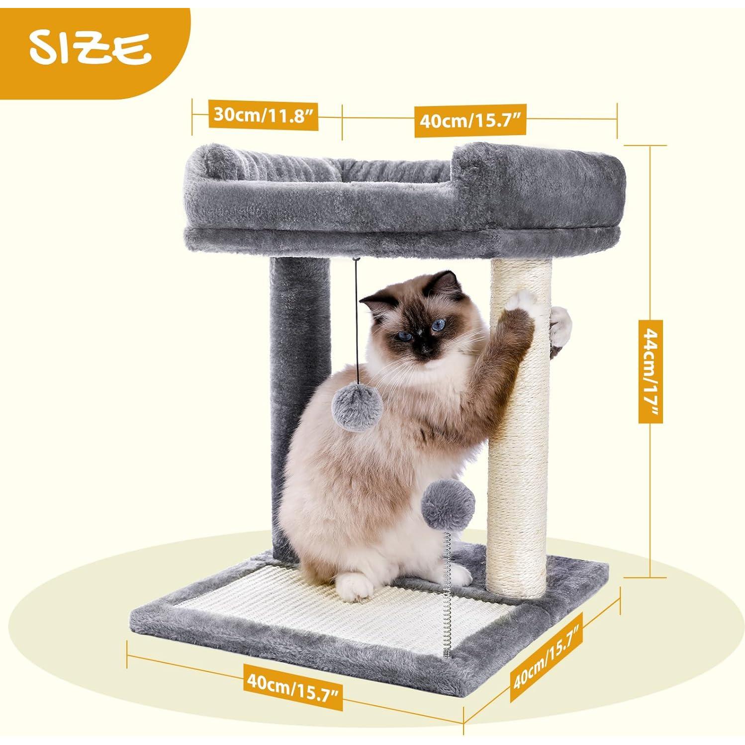 Poste Rascador para Gatos PAWZ Road con Percha y Juguetes