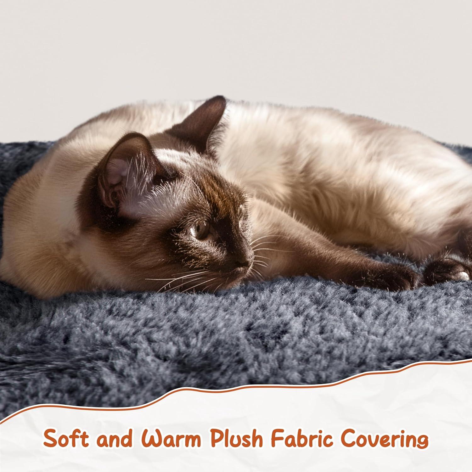 Árbol para Gatos Yaheetech 193cm Multi-nivel Gris Oscuro