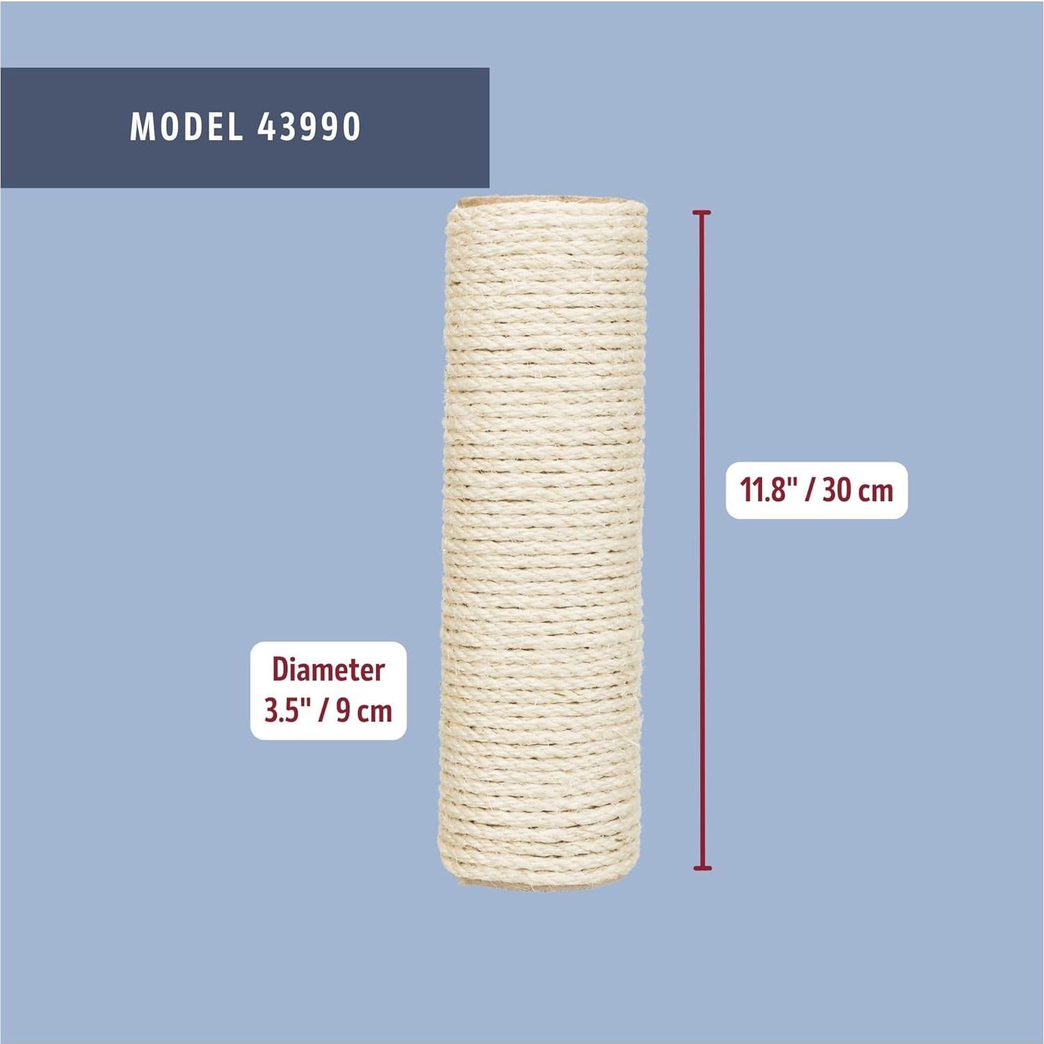 Poste de Rascado Trixie 9x30 cm para Gatos - Sisal Resistente