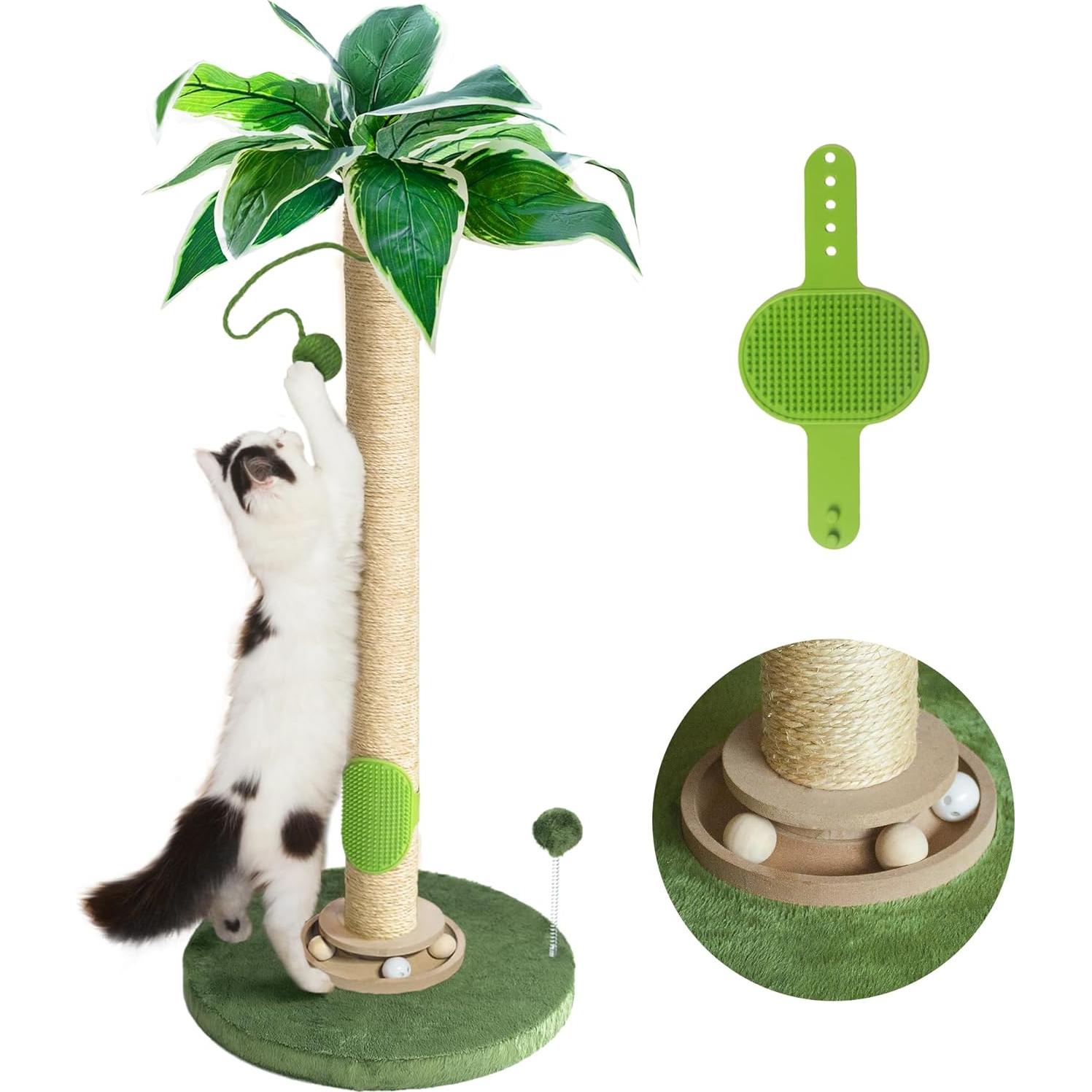 Poste Rascador para Gatos Fantasreen 83 cm con Juguetes