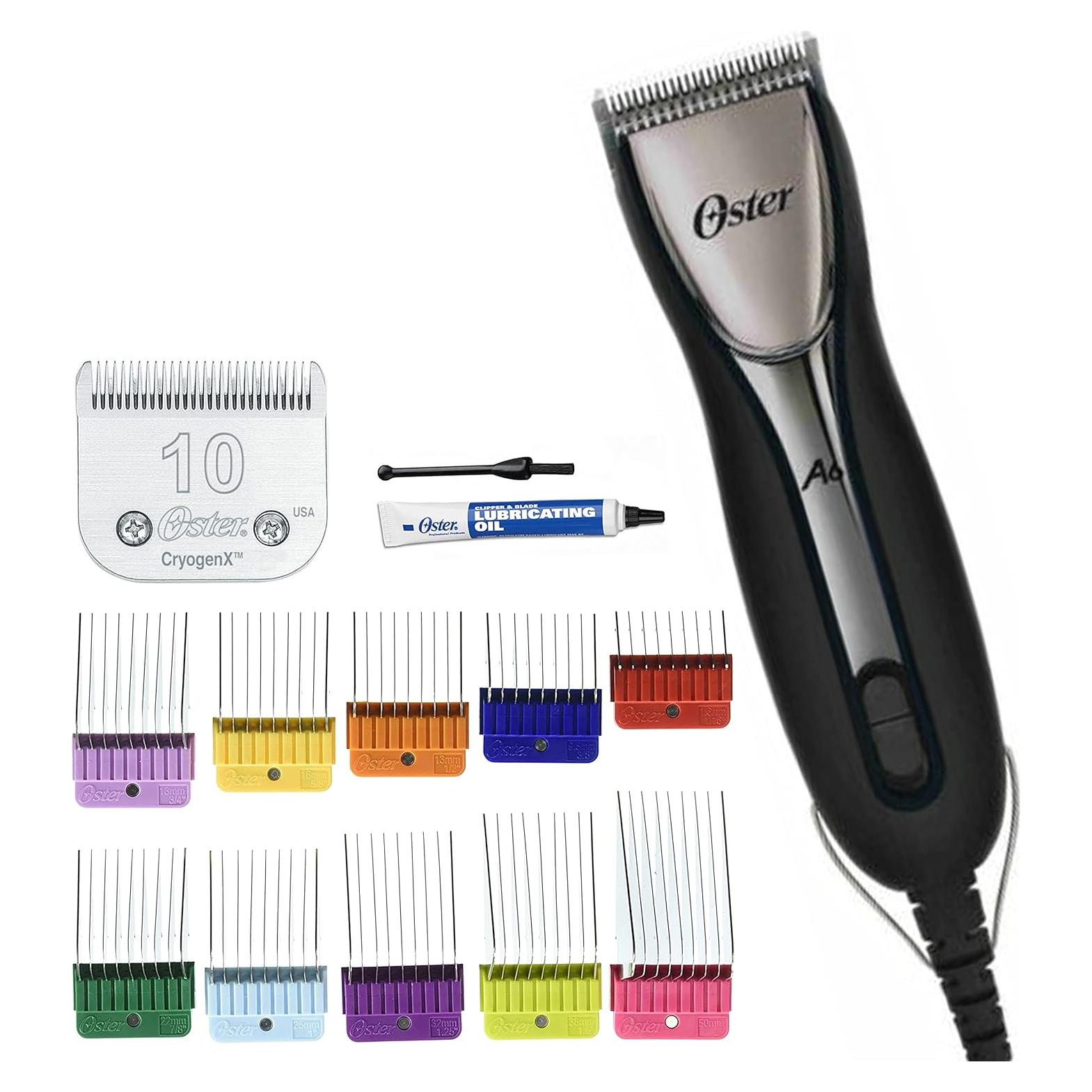 Cortapelos Oster A6 Slim 3 Velocidades con Kit de Peines 10 Pzas