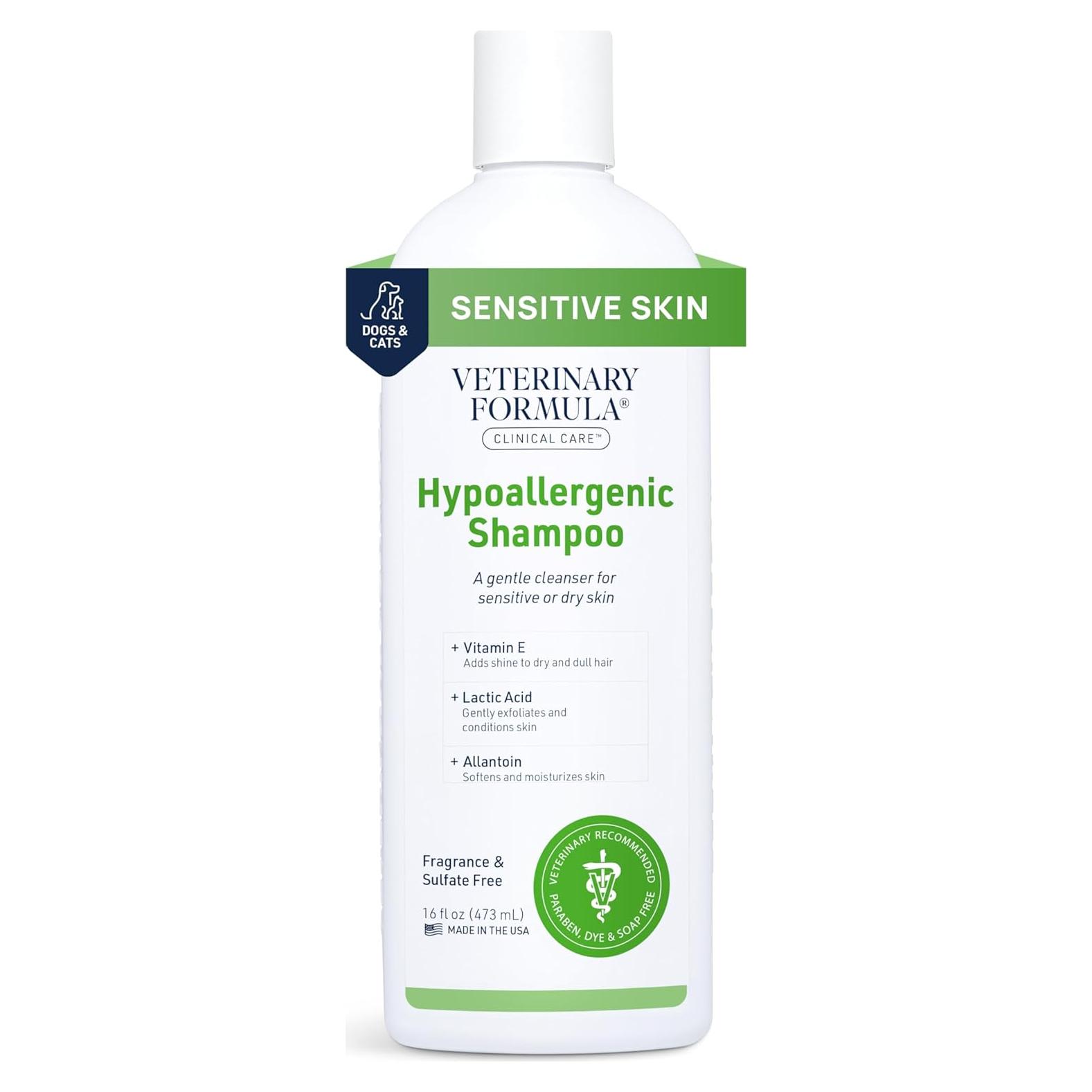 Champú Hipoalergénico Veterinary Formula 473 ml para Perros y Gatos