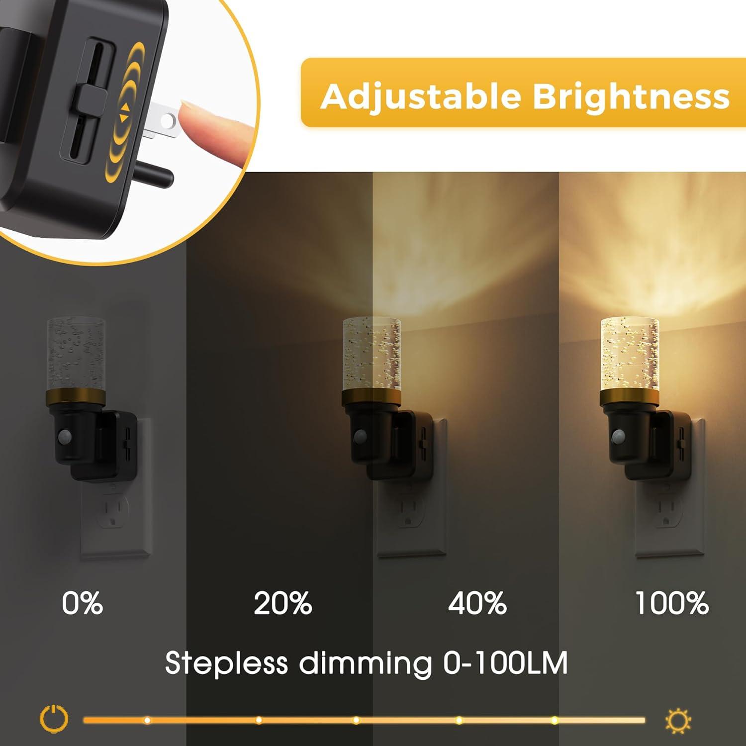 Luz Nocturna con Sensor de Movimiento LOHAS 1W Regulable 0-100LM