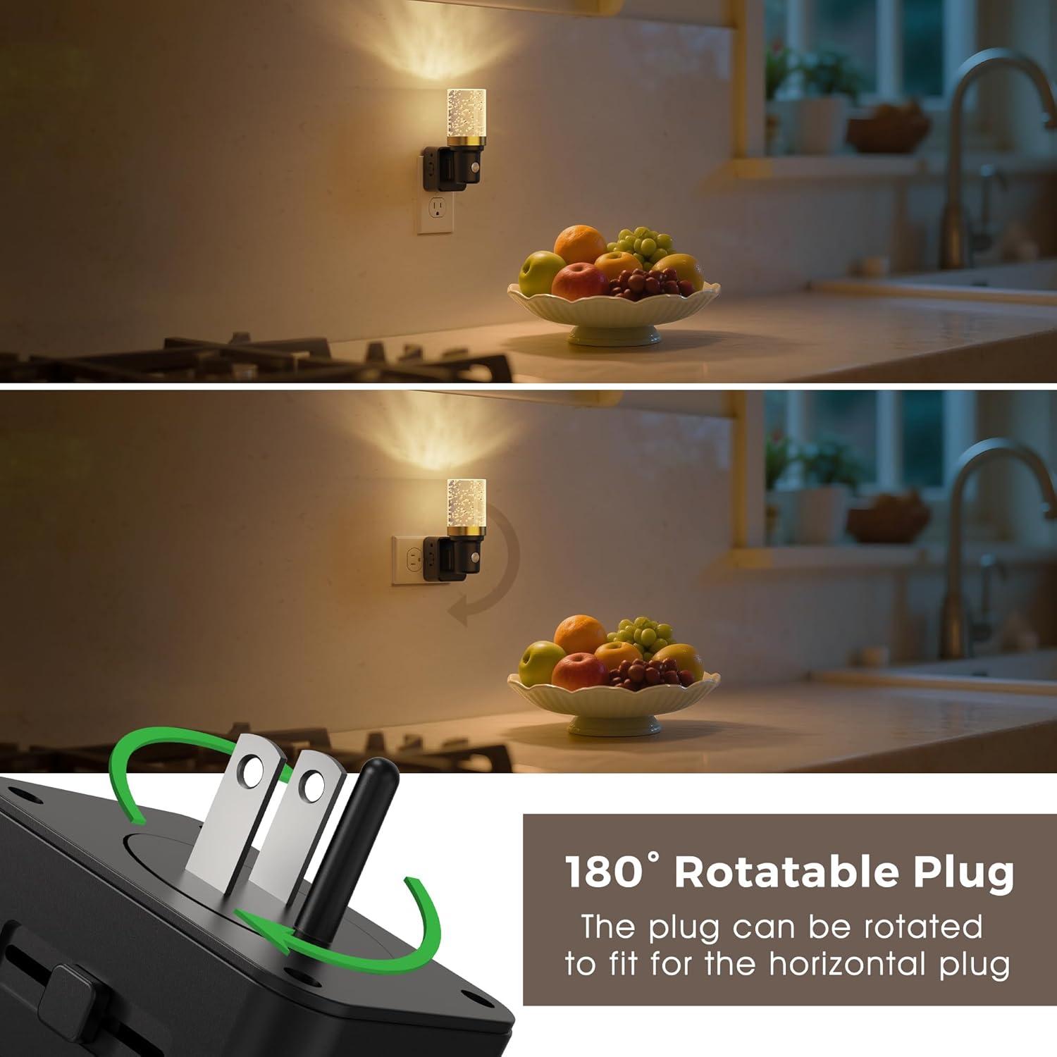 Luz Nocturna con Sensor de Movimiento LOHAS 1W Regulable 0-100LM
