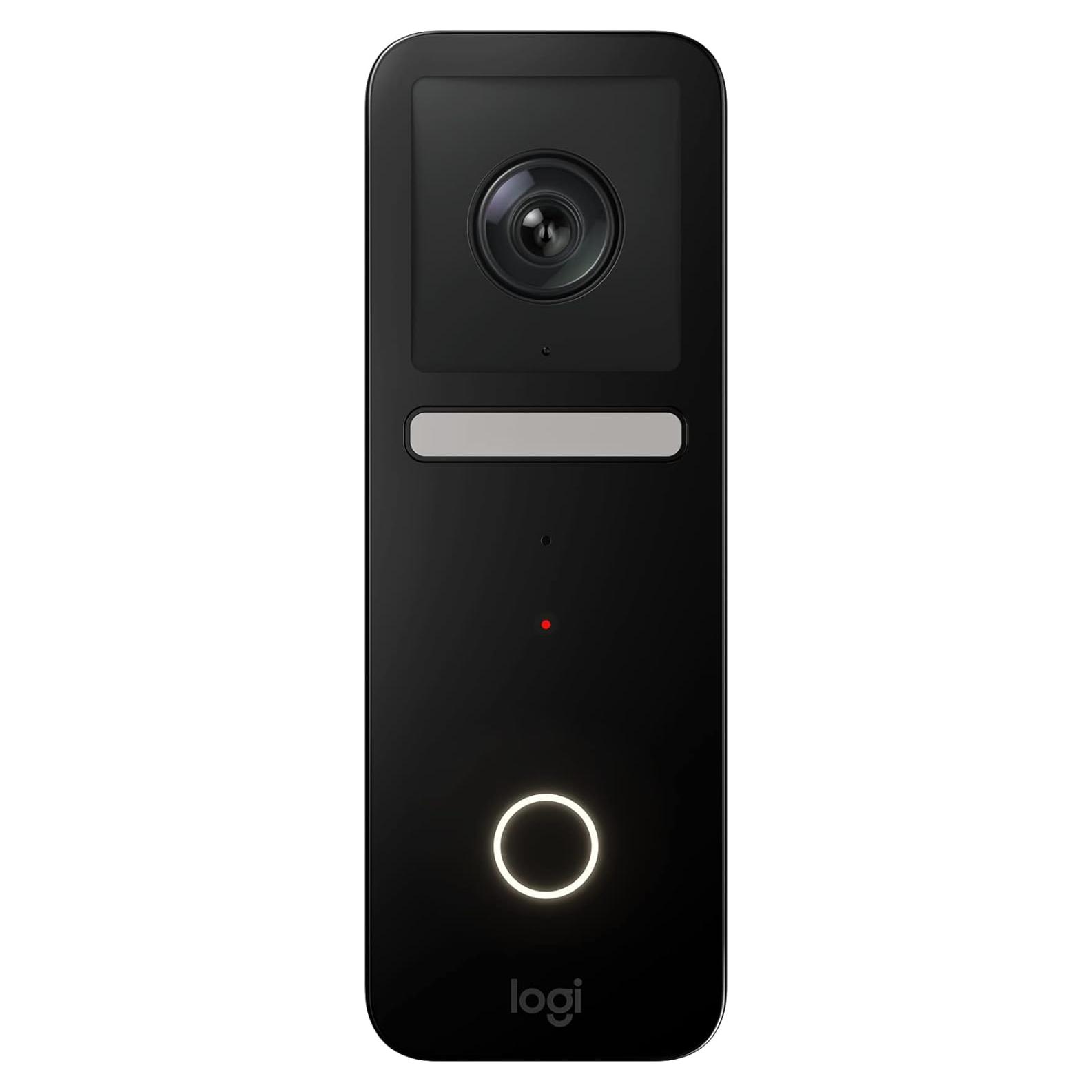 Timbre Logitech Circle View HD con reconocimiento facial - Negro