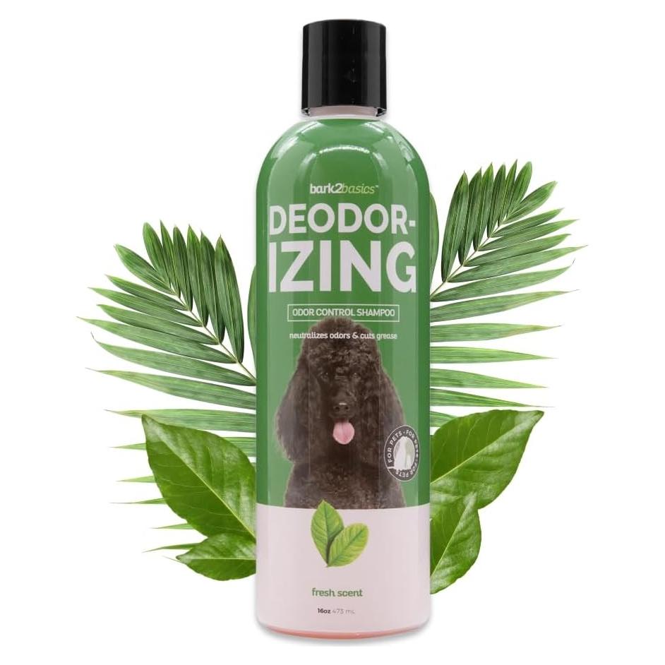Champú Desodorante para Perros Bark2Basics 473 ml - Neutralizador de Olores