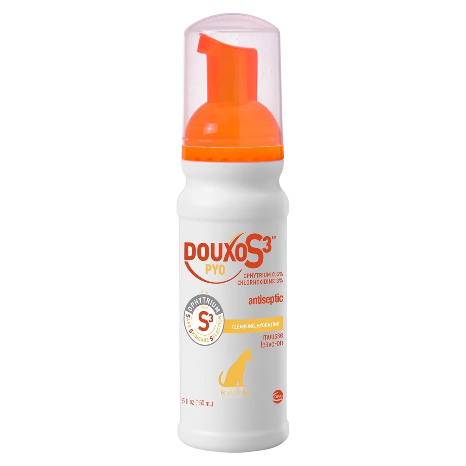 Douxo S3 Pyo Mousse 150ml - Antiséptico e Hidratante para Perros