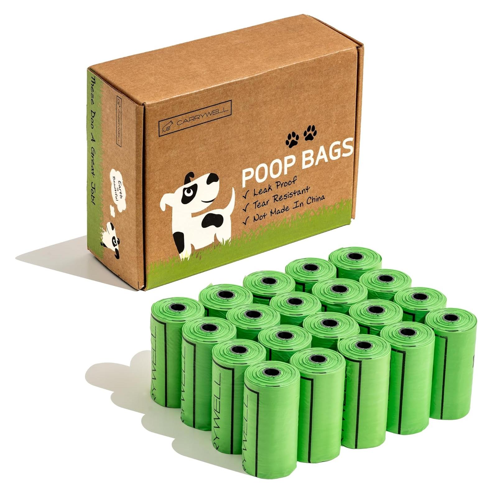 Bolsas de Excremento Biodegradables Carrywell 300 Unidades