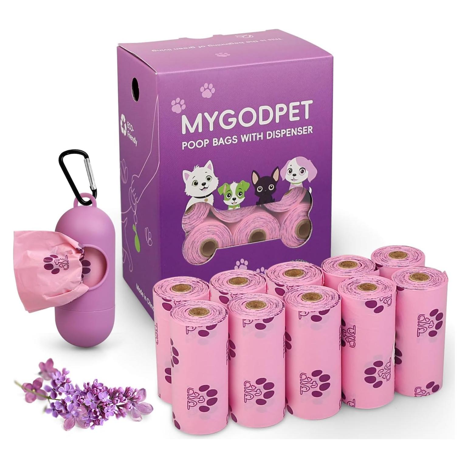 Bolsas biodegradables para excremento de perro MYGODPET 150 unidades
