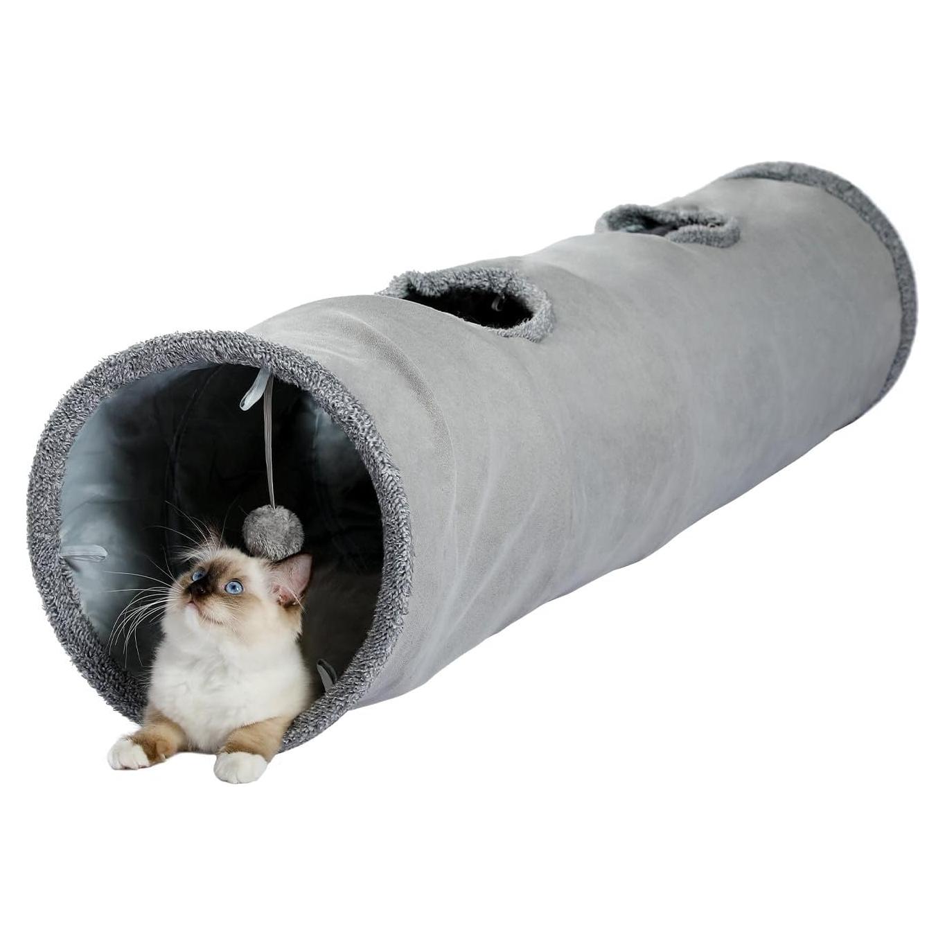 Túnel para Gatos PAWZ Road 130 cm Colapsable 30 cm Diámetro