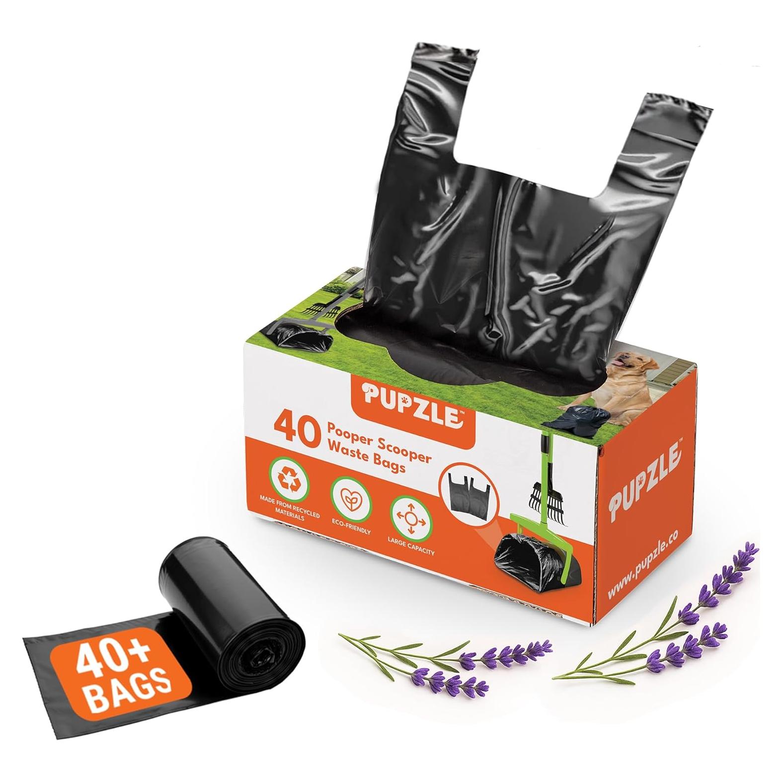 Bolsas para Pooper Scooper Pupzle - 40 Unidades Biodegradables