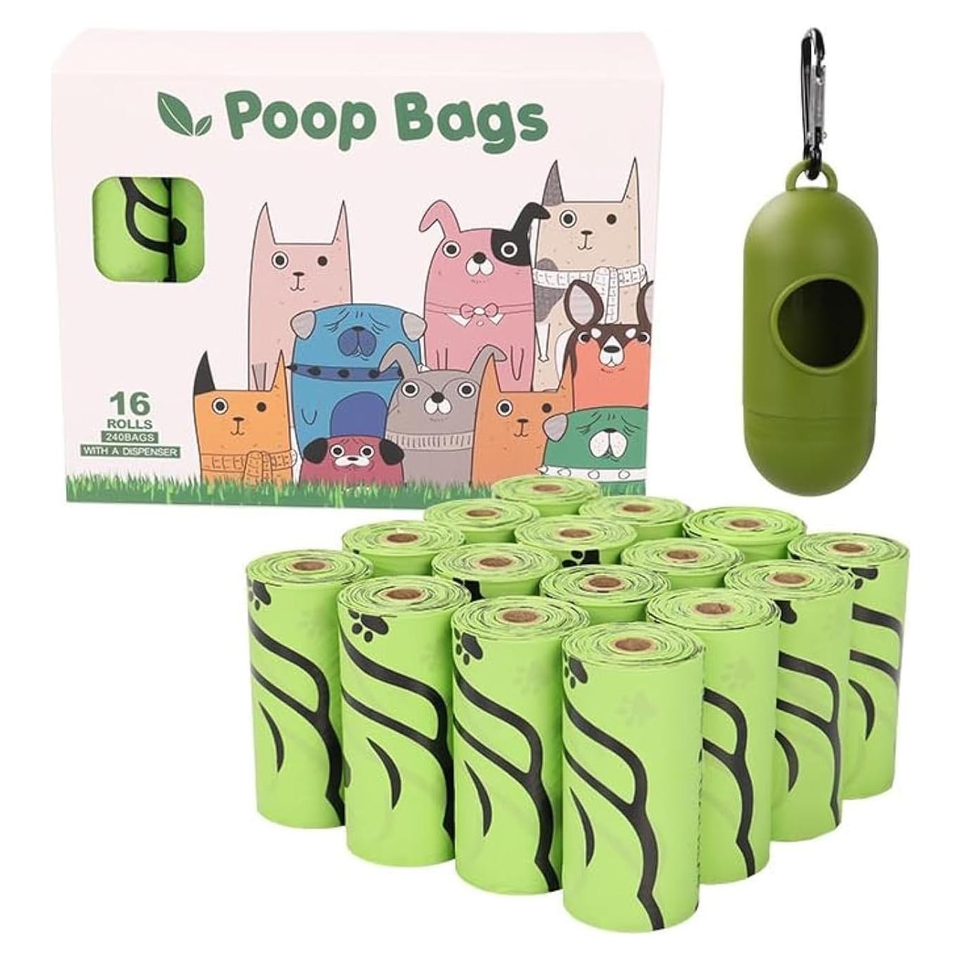 240 Bolsas Compostables de Excremento de Perro Genérica - Lavanda