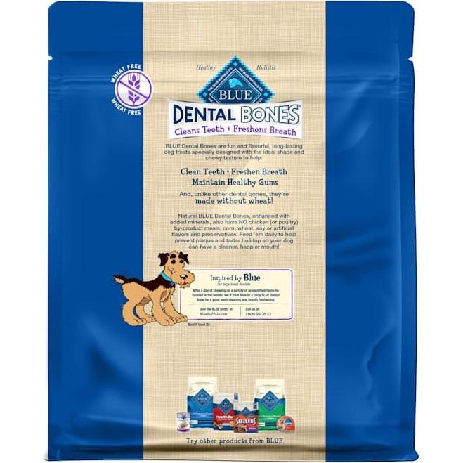 Huesos Dentales Masticables Blue Buffalo 1.02 kg para Perros Grandes