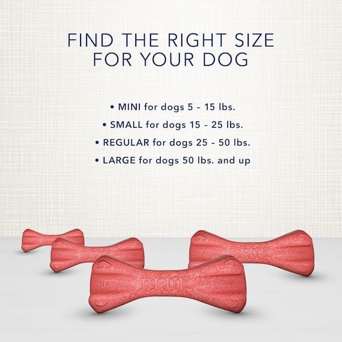 Huesos Dentales Masticables Blue Buffalo 1.02 kg para Perros Grandes