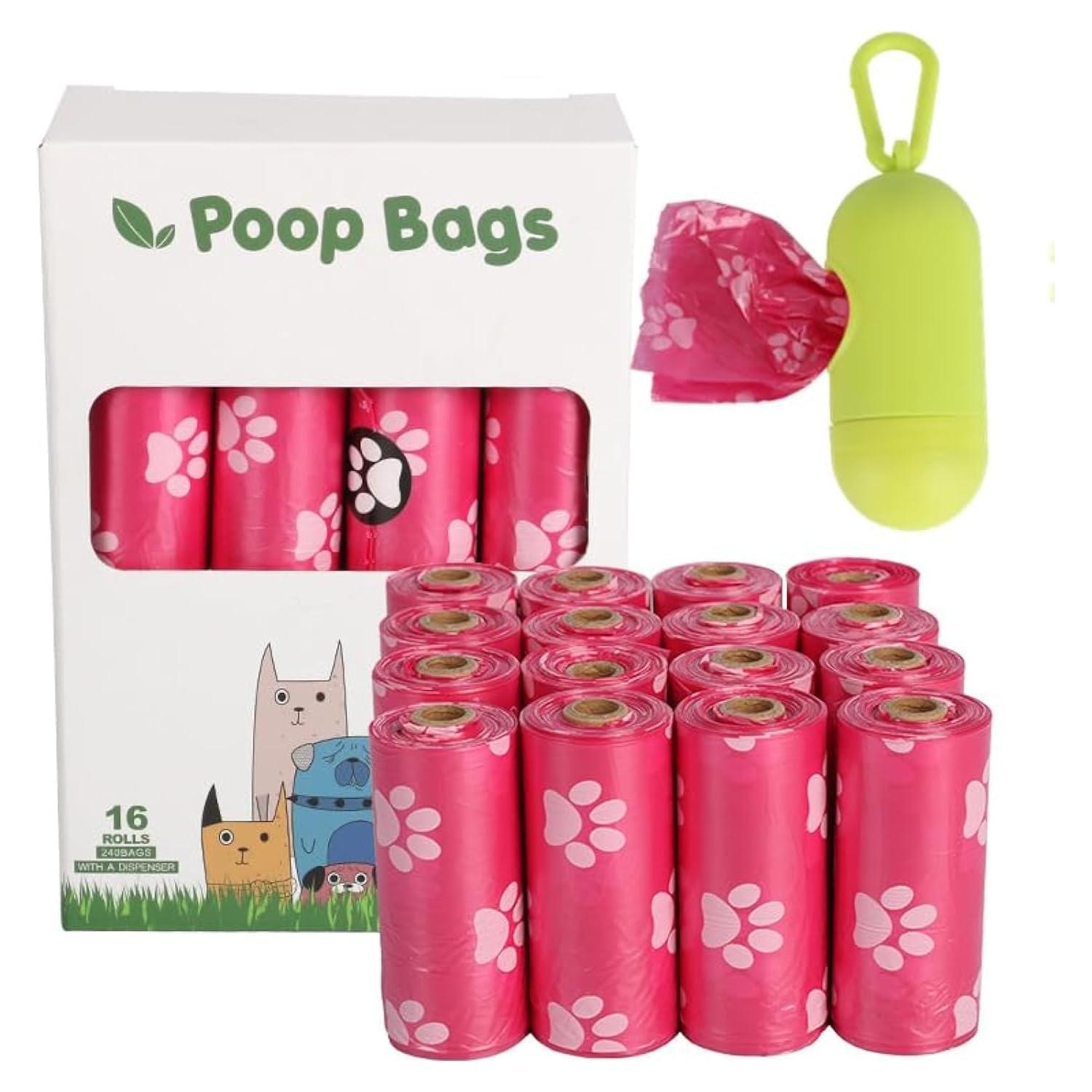 Bolsas de Excremento para Perros Kaluoer 240 Unidades Biodegradables