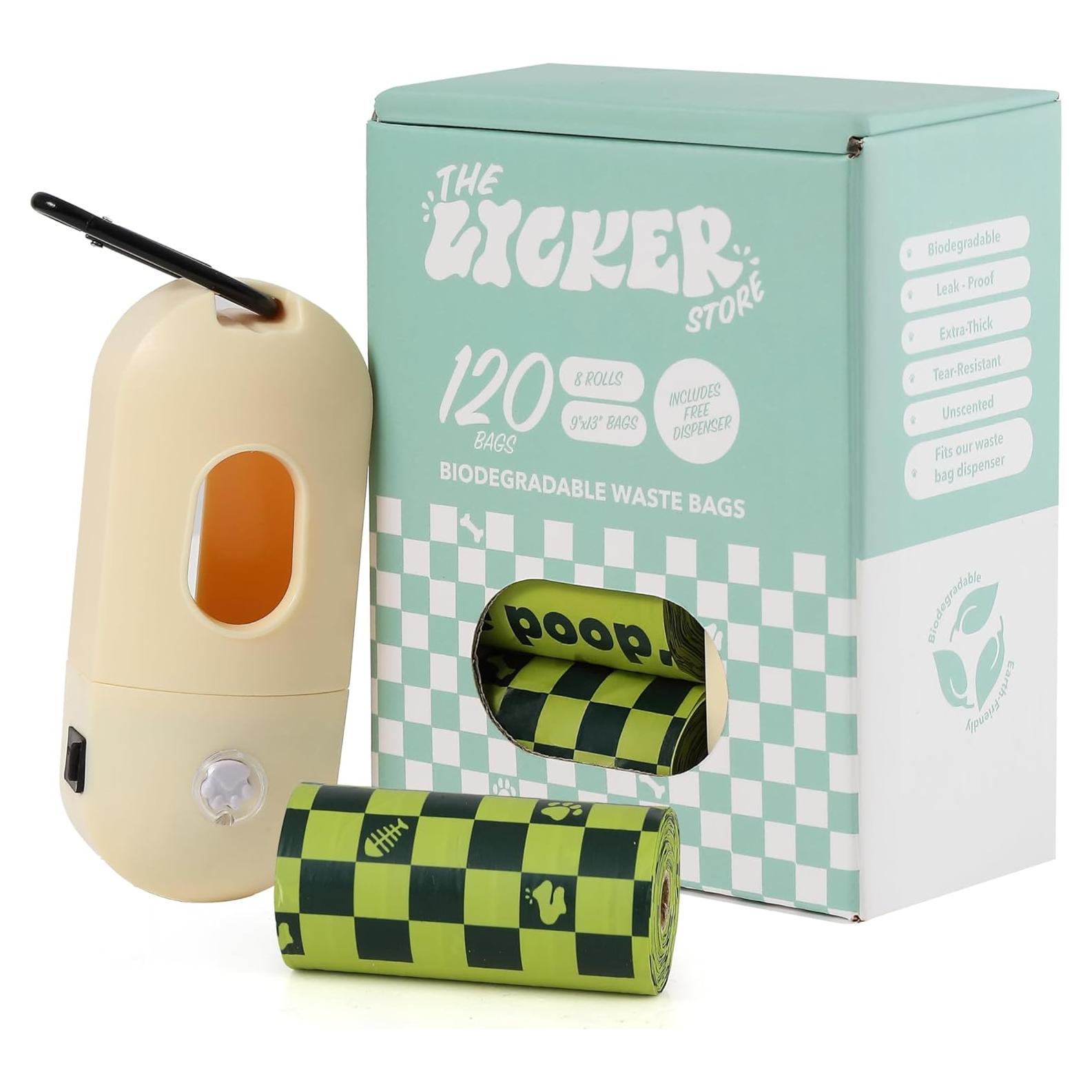 Bolsas de Desechos Biodegradables The Licker Store 120 Unidades