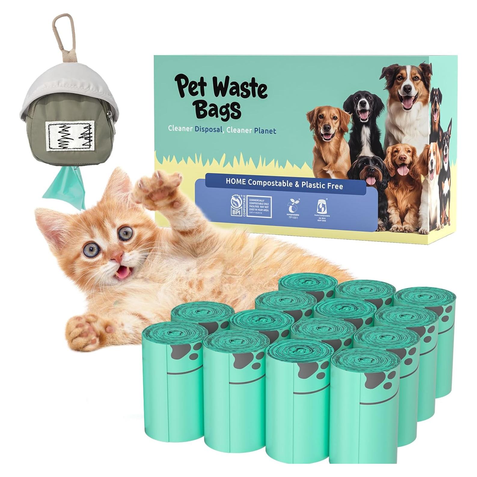 Bolsas Compostables para Perros AYOTEE 270 Unidades Biodegradables