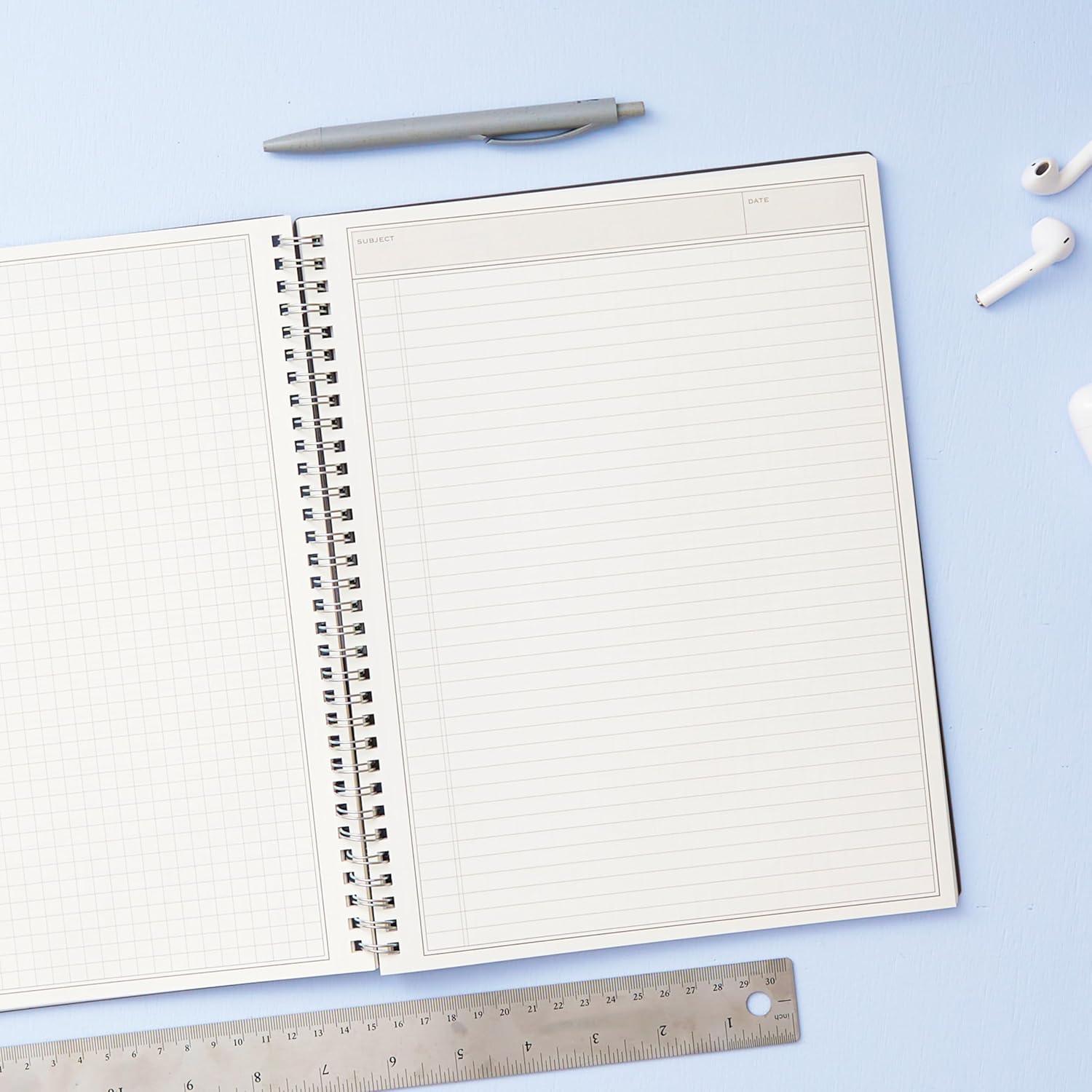 Cuaderno de Notas Inteligentes Blue Sky 21.6x27.9cm Negro