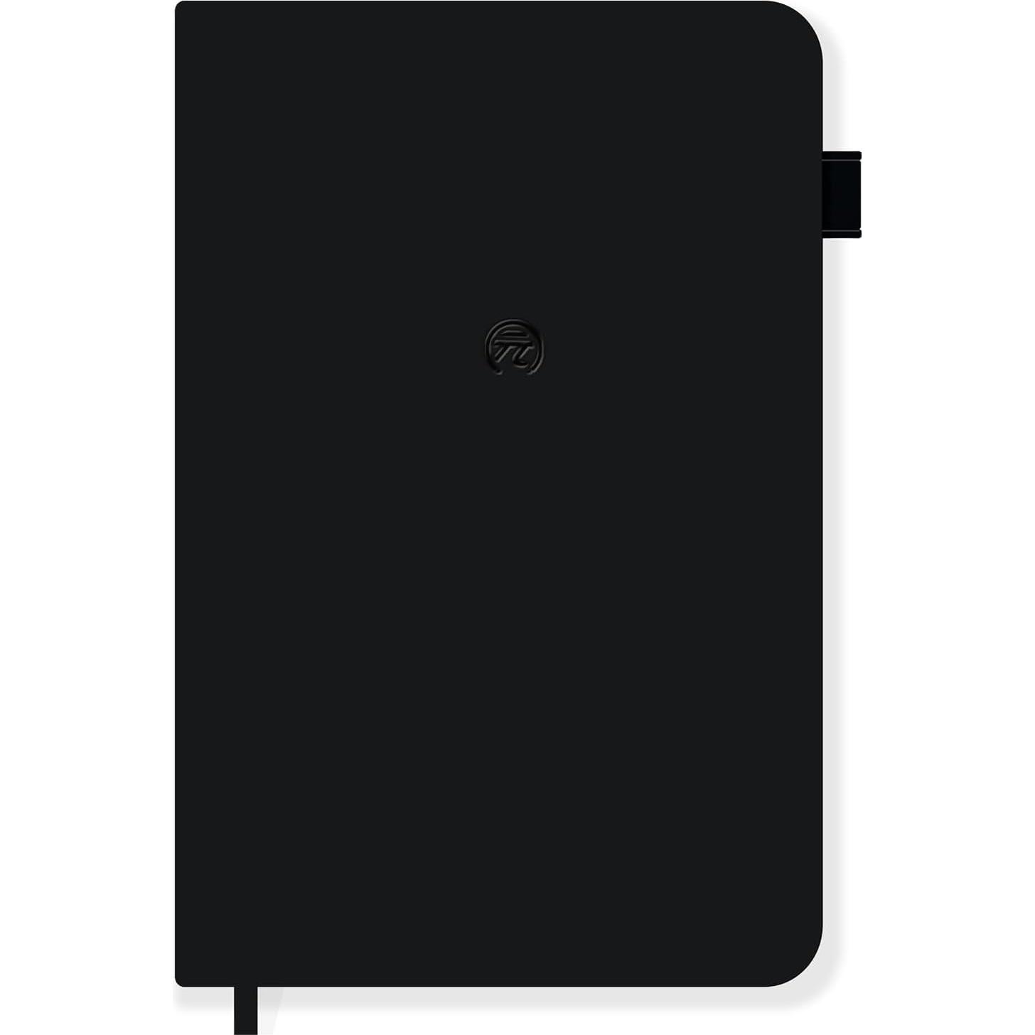 Cuaderno Inteligente Yuan 13x21 cm Tapa Dura Negro 94 Hojas