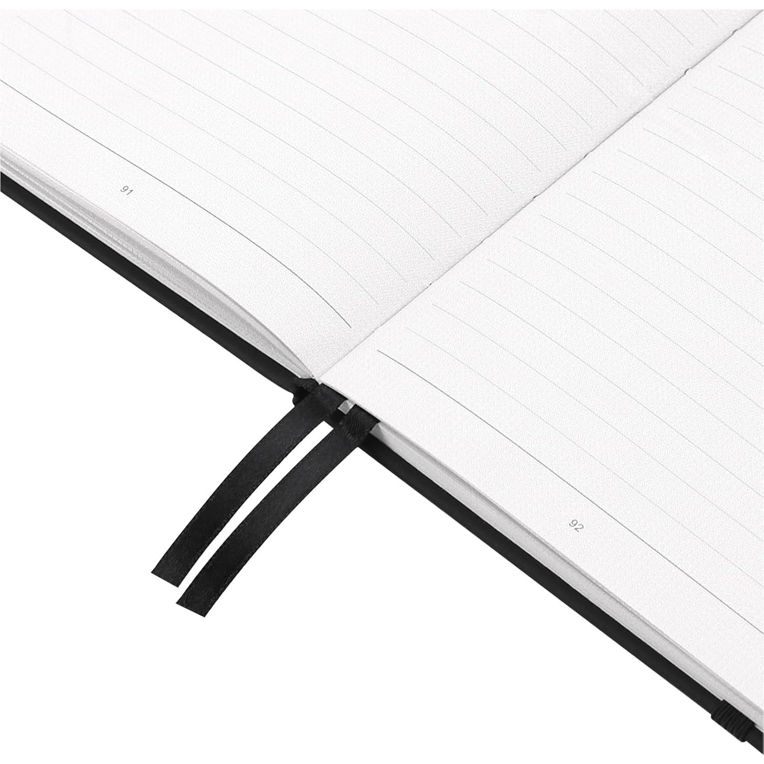 Cuaderno Inteligente Yuan 13x21 cm Tapa Dura Negro 94 Hojas