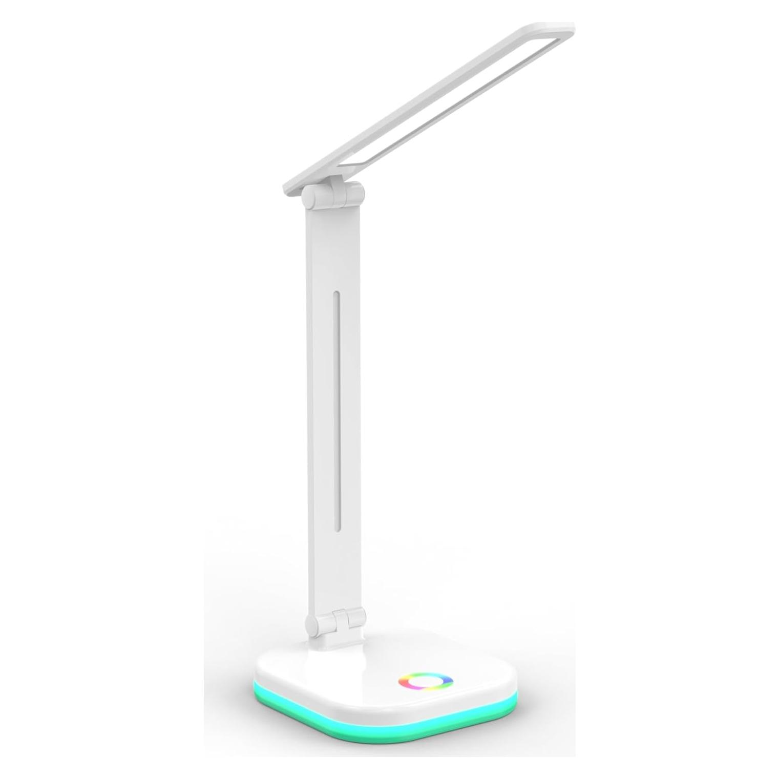 Lámpara de Escritorio LED Genérico NTL-625QI con Cargador Inalámbrico y USB