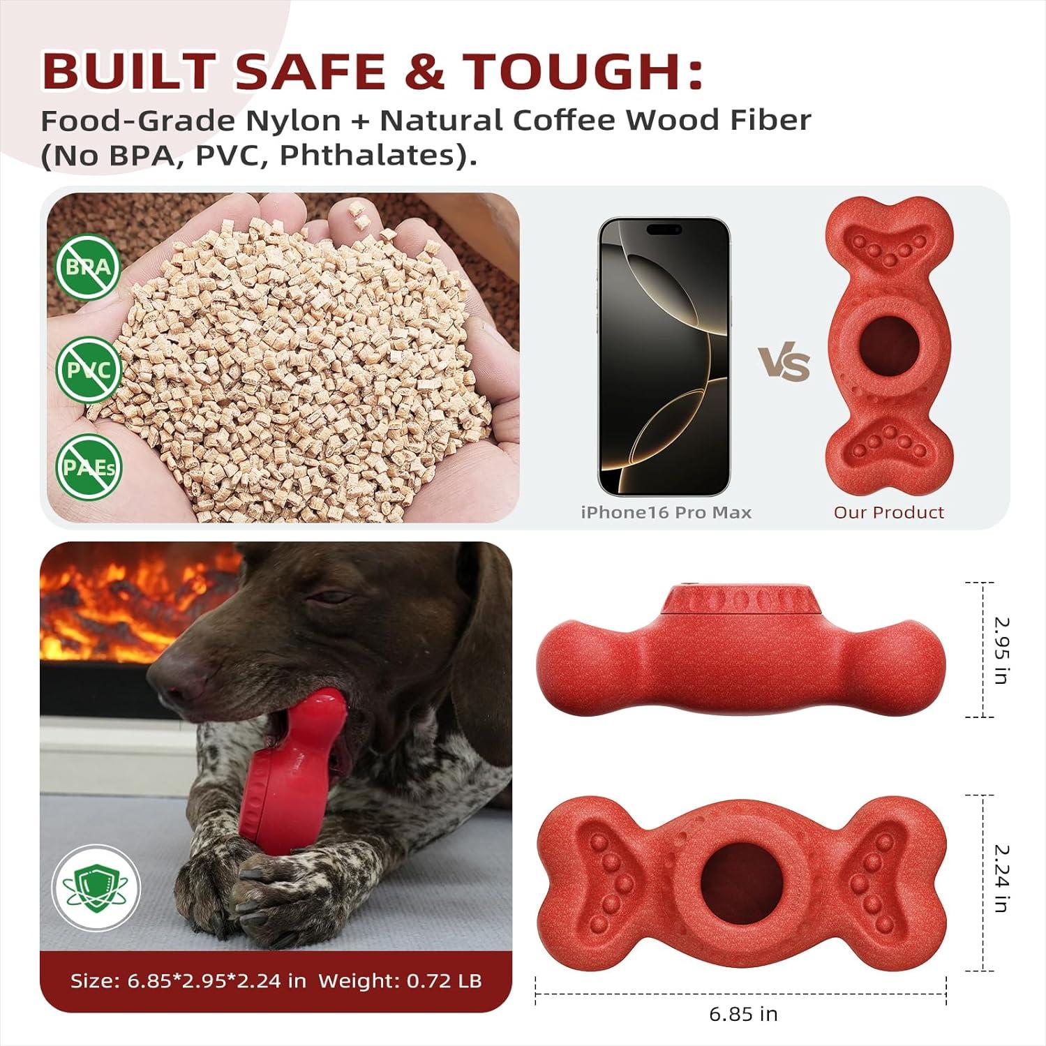 Hueso Congelado para Perros EHWZ - Juguete Masticable 7.4cm