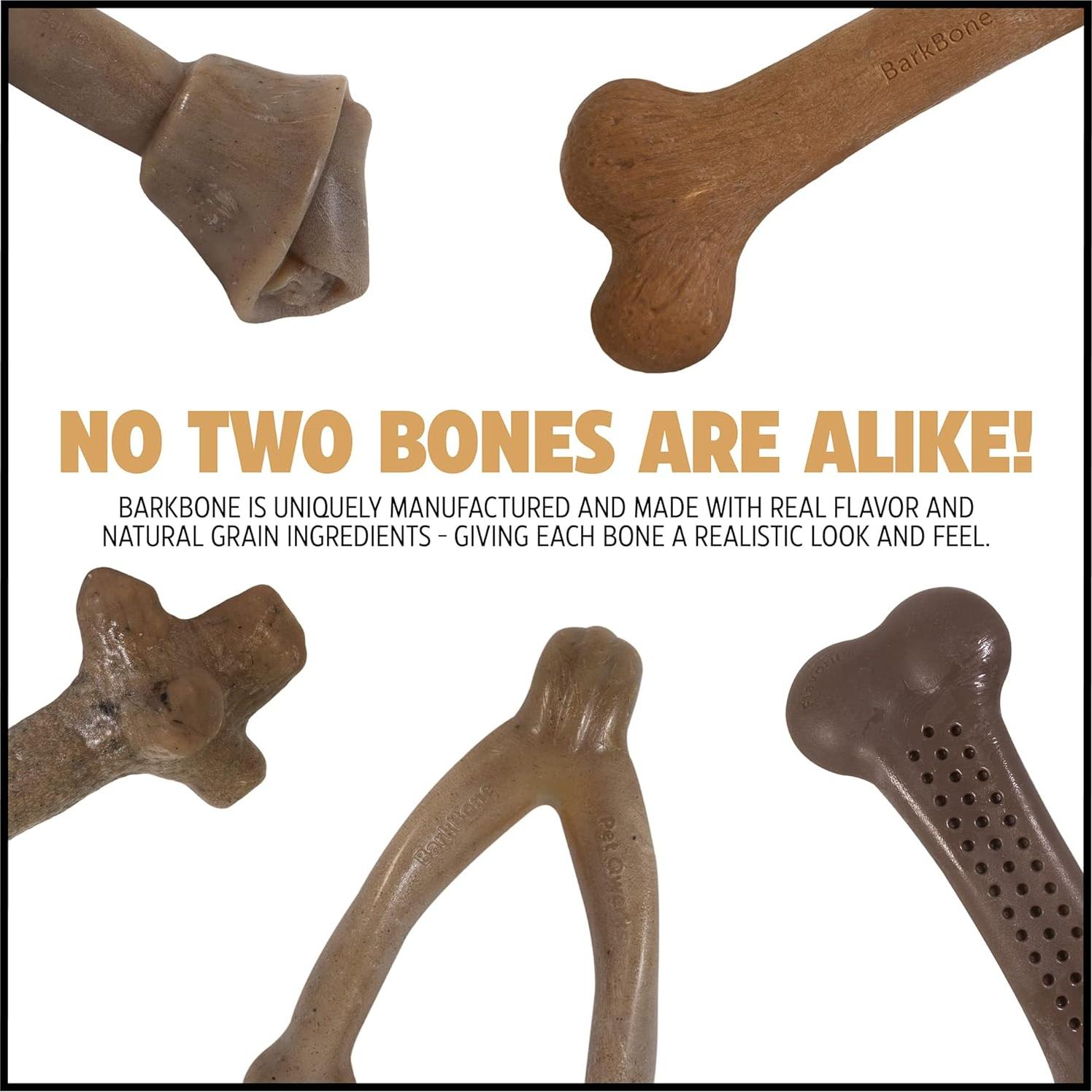 Hueso para Perros BarkBone Flavorit Mantequilla de Maní 14 cm