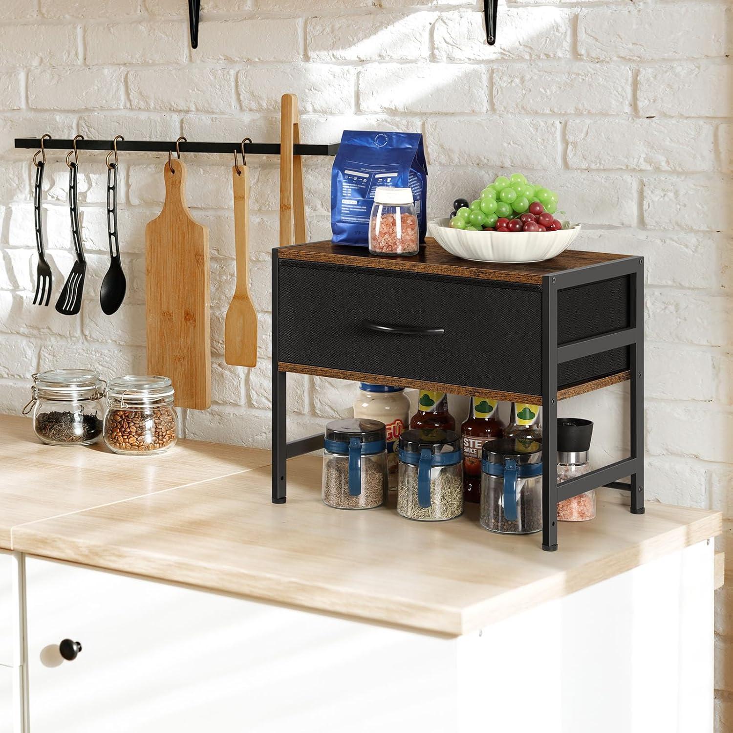 Soporte para Impresora Luplom Zen4719-BN1 Marrón Rústico