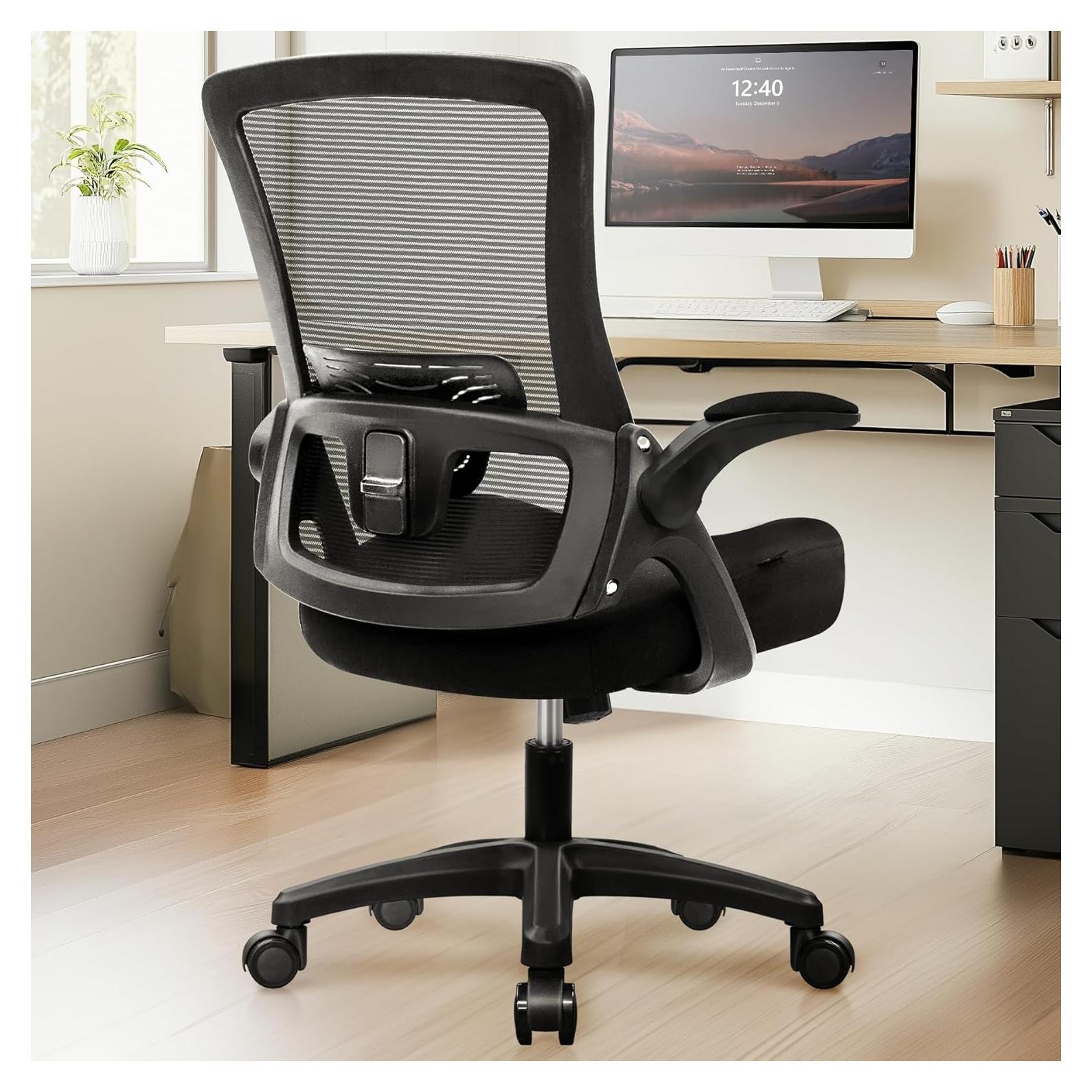 Silla de Oficina NEO Respaldo Alto Malla Ajustable Negro