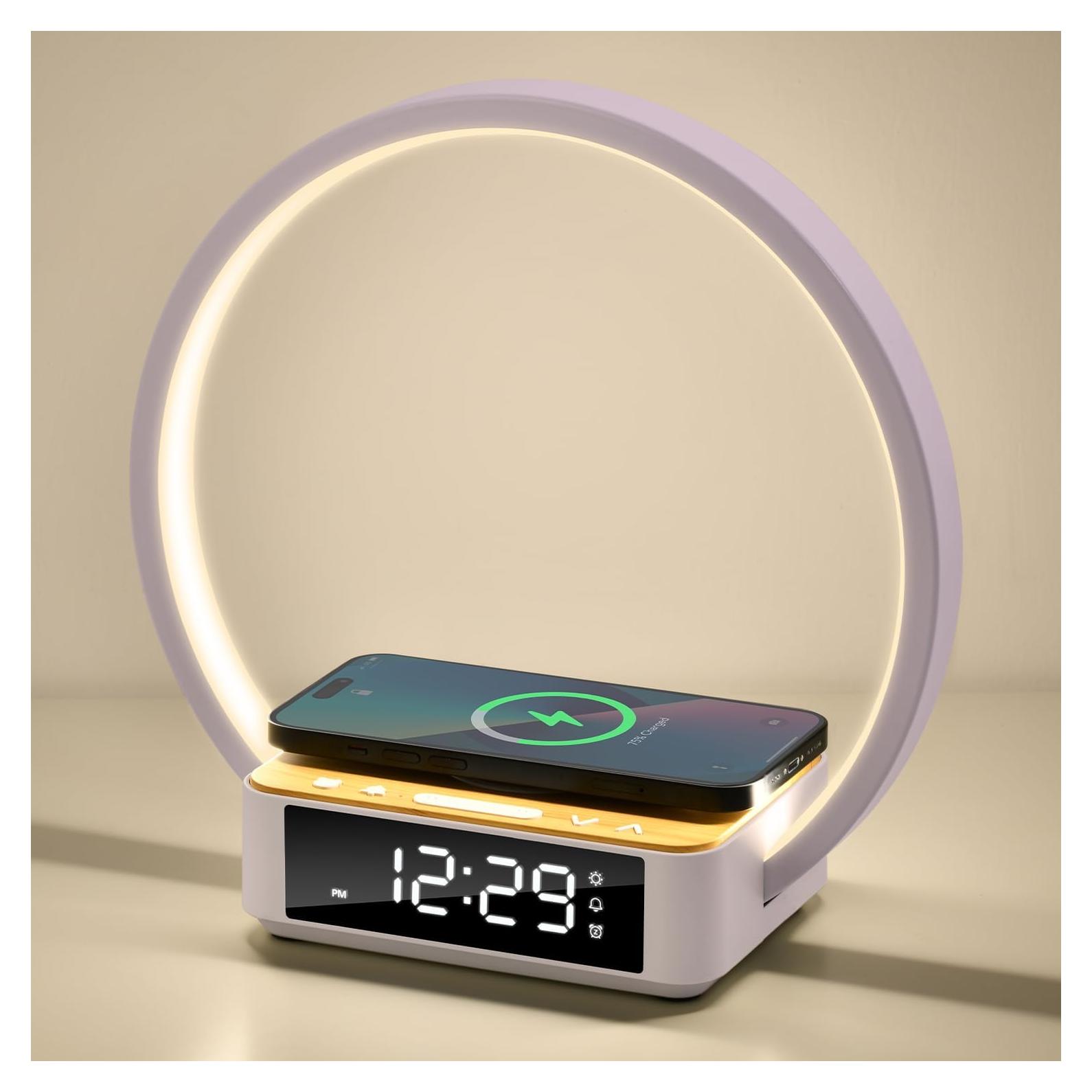 Lámpara de Mesa LED Morwealth B17 con Carga Inalámbrica