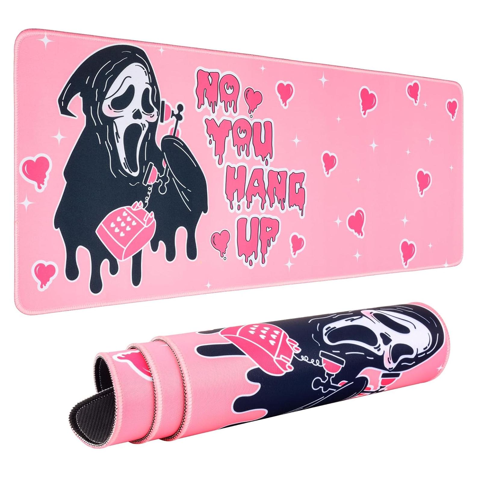 Alfombrilla de Ratón Gaming Grande BOHJPIS Rosa 80x30cm Antideslizante