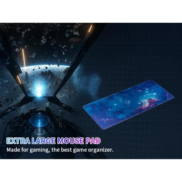 Alfombrilla de Ratón Grande Tongyanat Estrellado 60x30cm