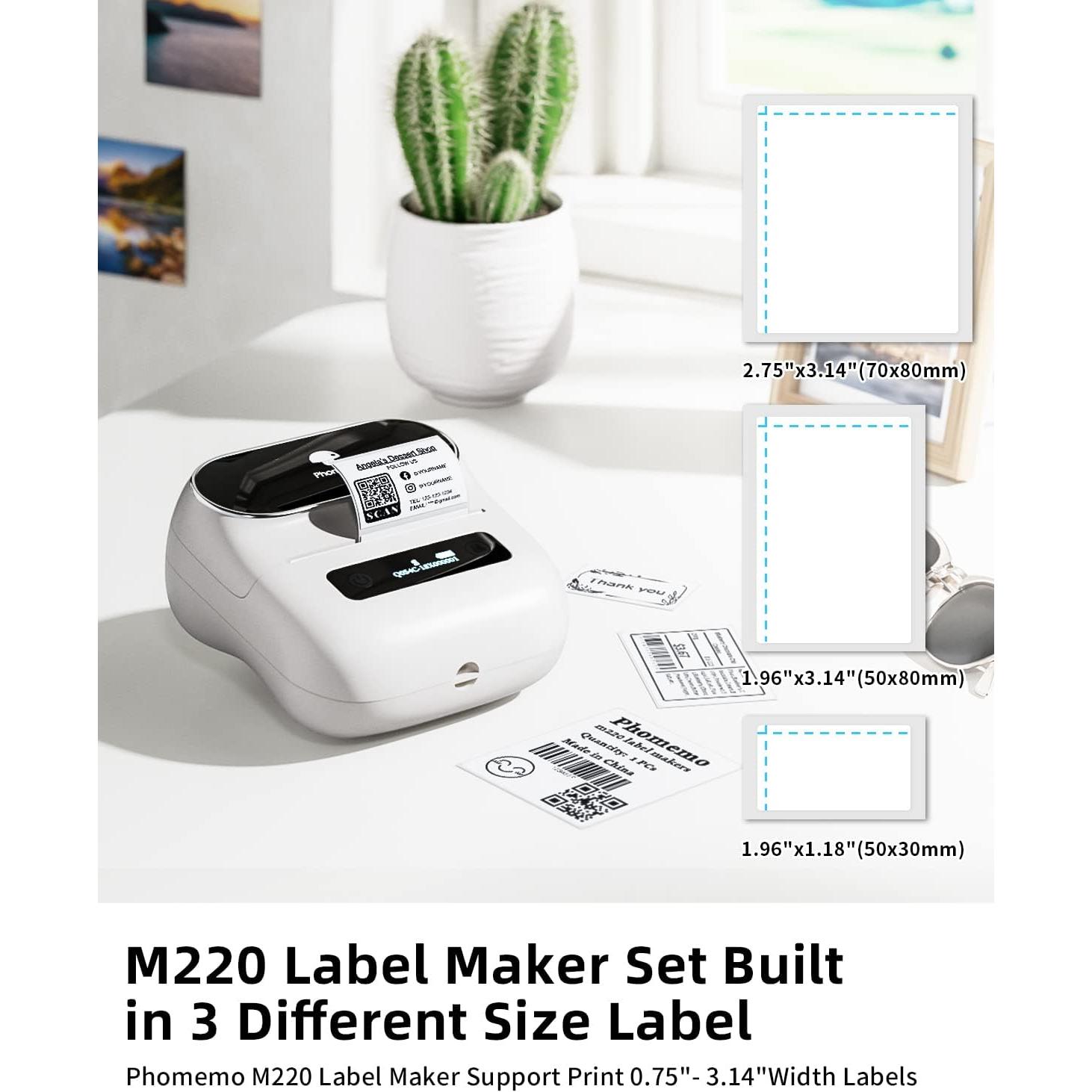 Etiquetadora Phomemo M220 Bluetooth Térmica 2200mAh