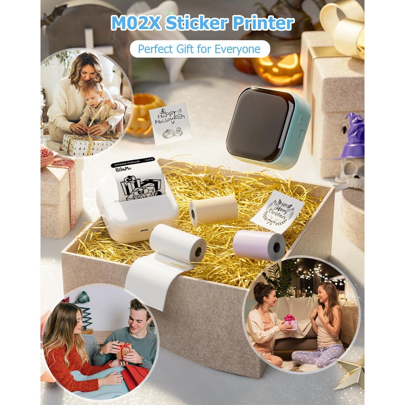 Impresora de Etiquetas Térmicas WCZ M02X Bluetooth 3 Rollos