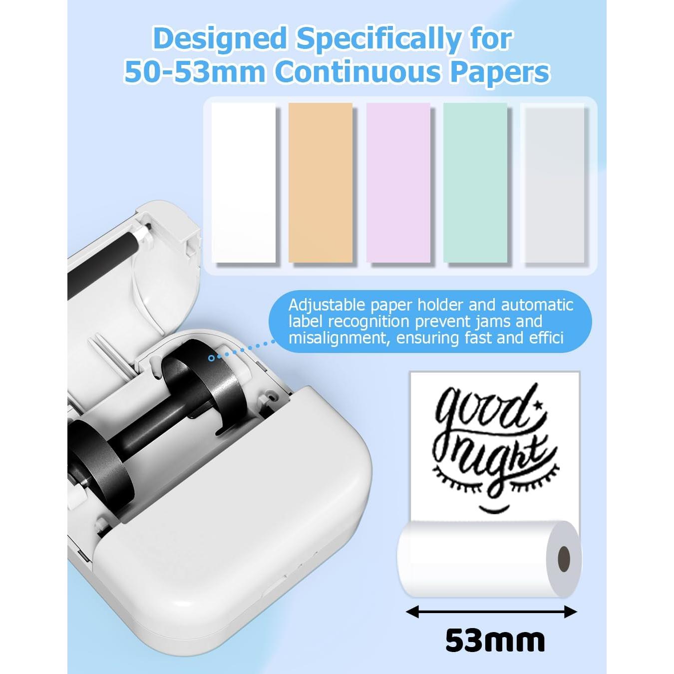 Impresora de Etiquetas Térmicas WCZ M02X Bluetooth 3 Rollos