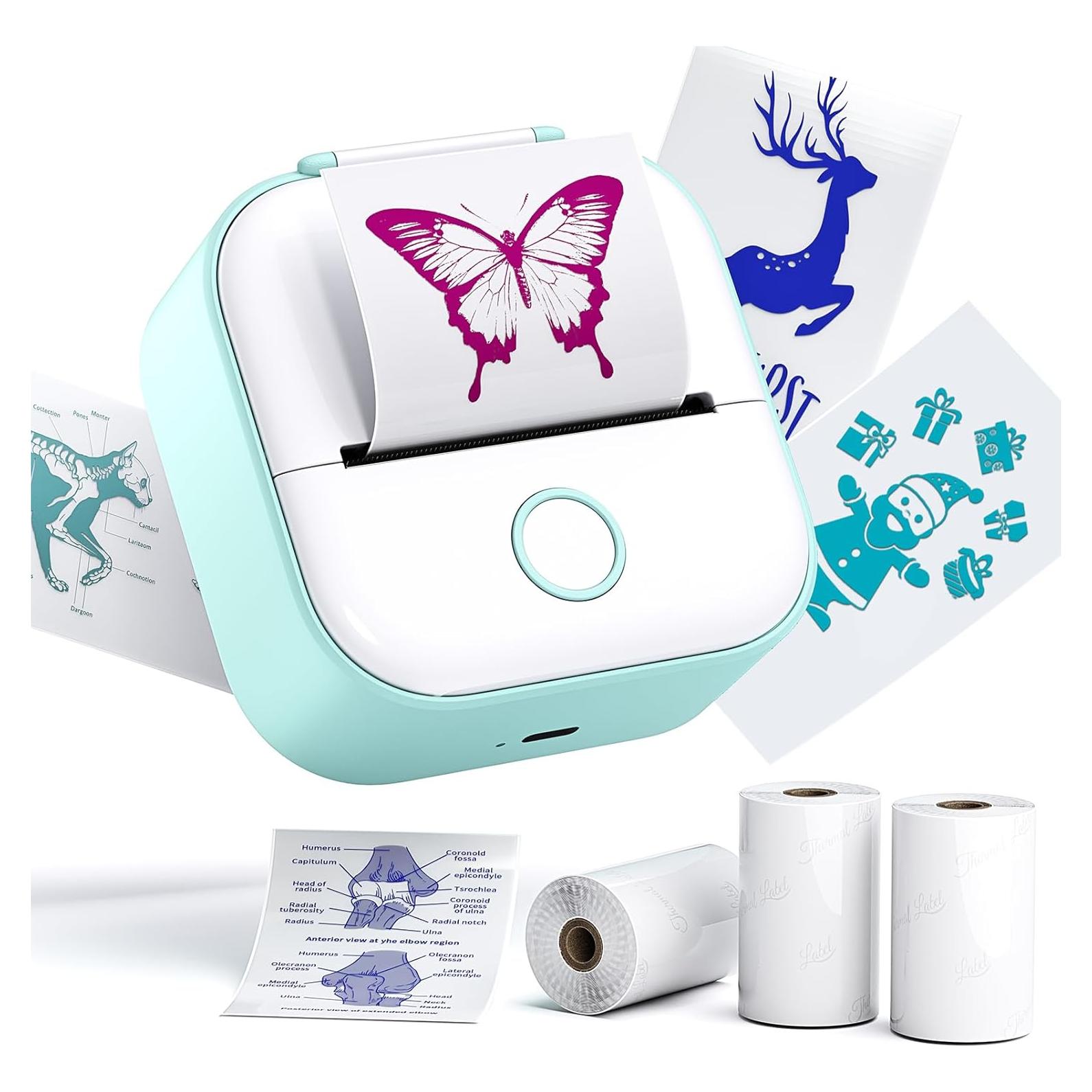 Impresora de Etiquetas Phomemo T02 Mini Bluetooth Verde