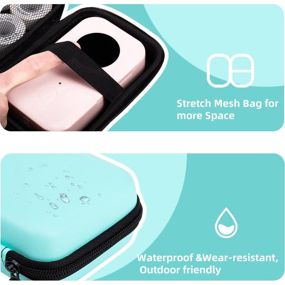 Funda de Almacenamiento Impermeable Phomemo D30 Verde