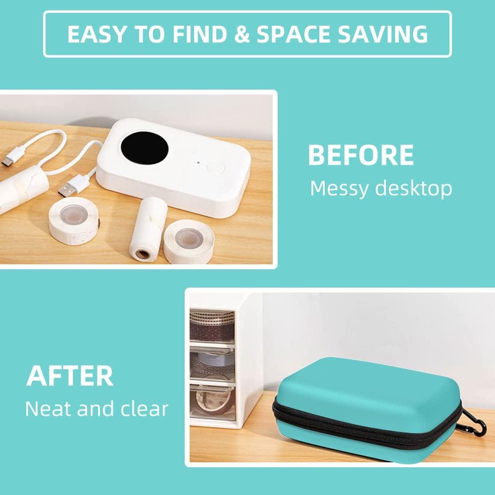 Funda de Almacenamiento Impermeable Phomemo D30 Verde