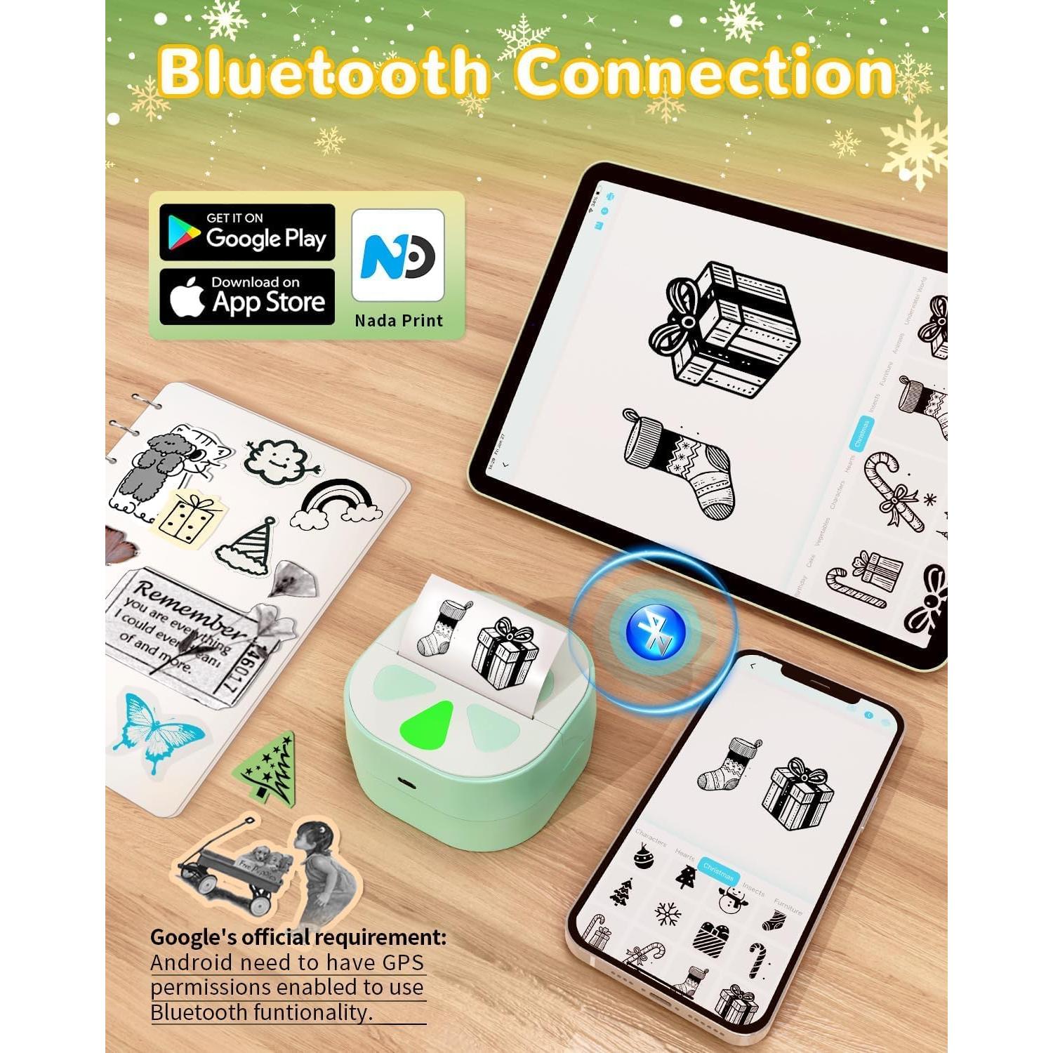 Impresora de Etiquetas Térmica NADAIIN D20 Bluetooth 5.08cm