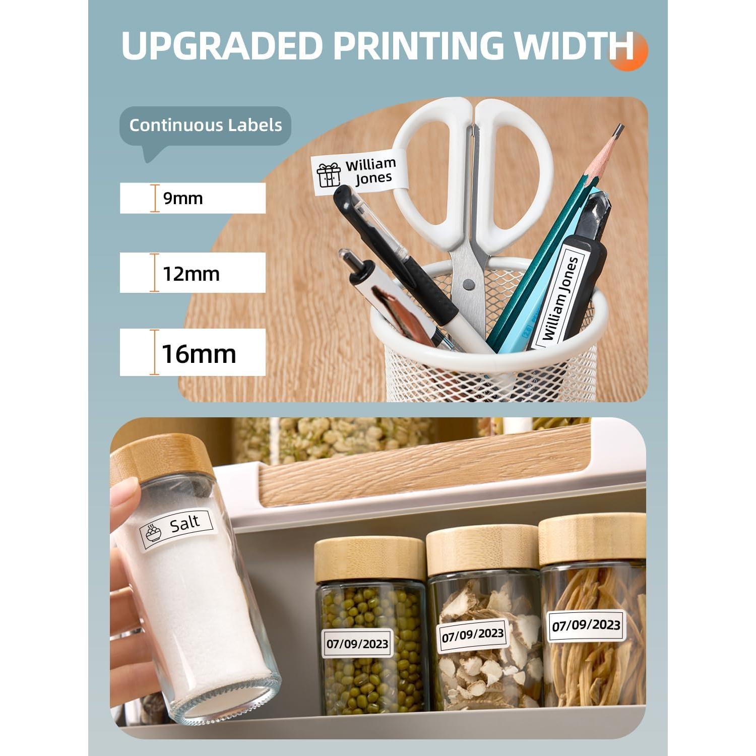 Impresora de Etiquetas Makeid E1 - Bluetooth, Pantalla LCD 3.4"