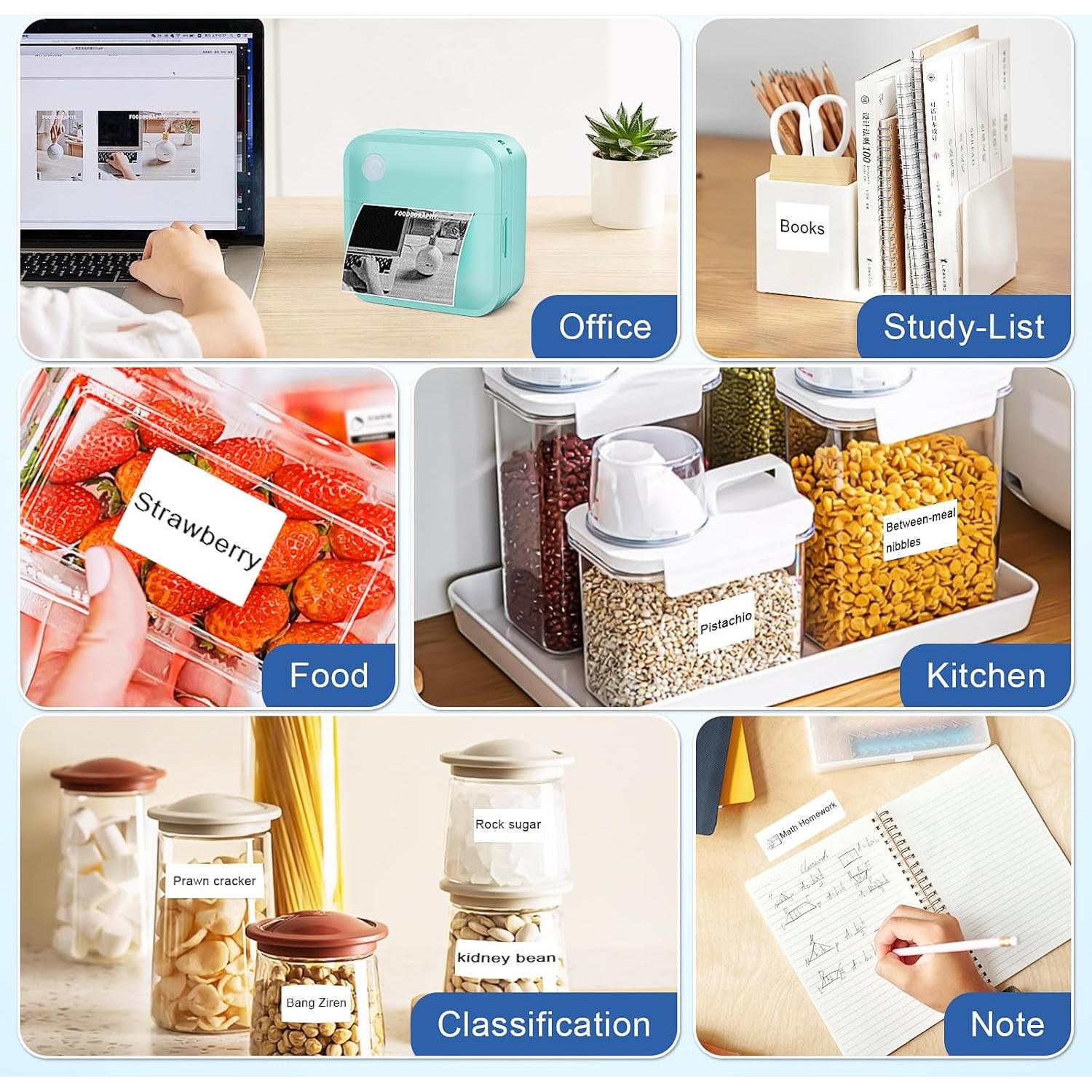 Impresora de Etiquetas Térmica VFU Mini Bluetooth Verde