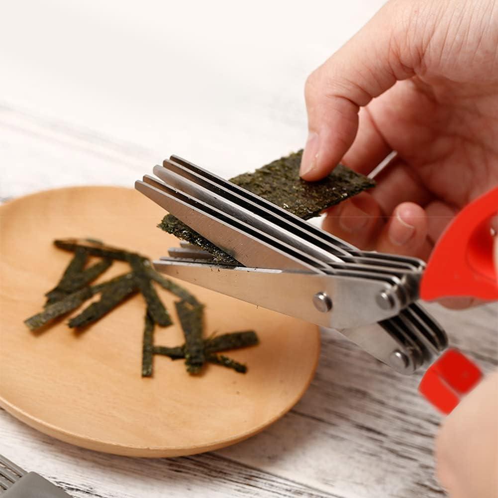 Tijeras Desgarradoras MagiDeal 19 cm Acero Inoxidable Rojo