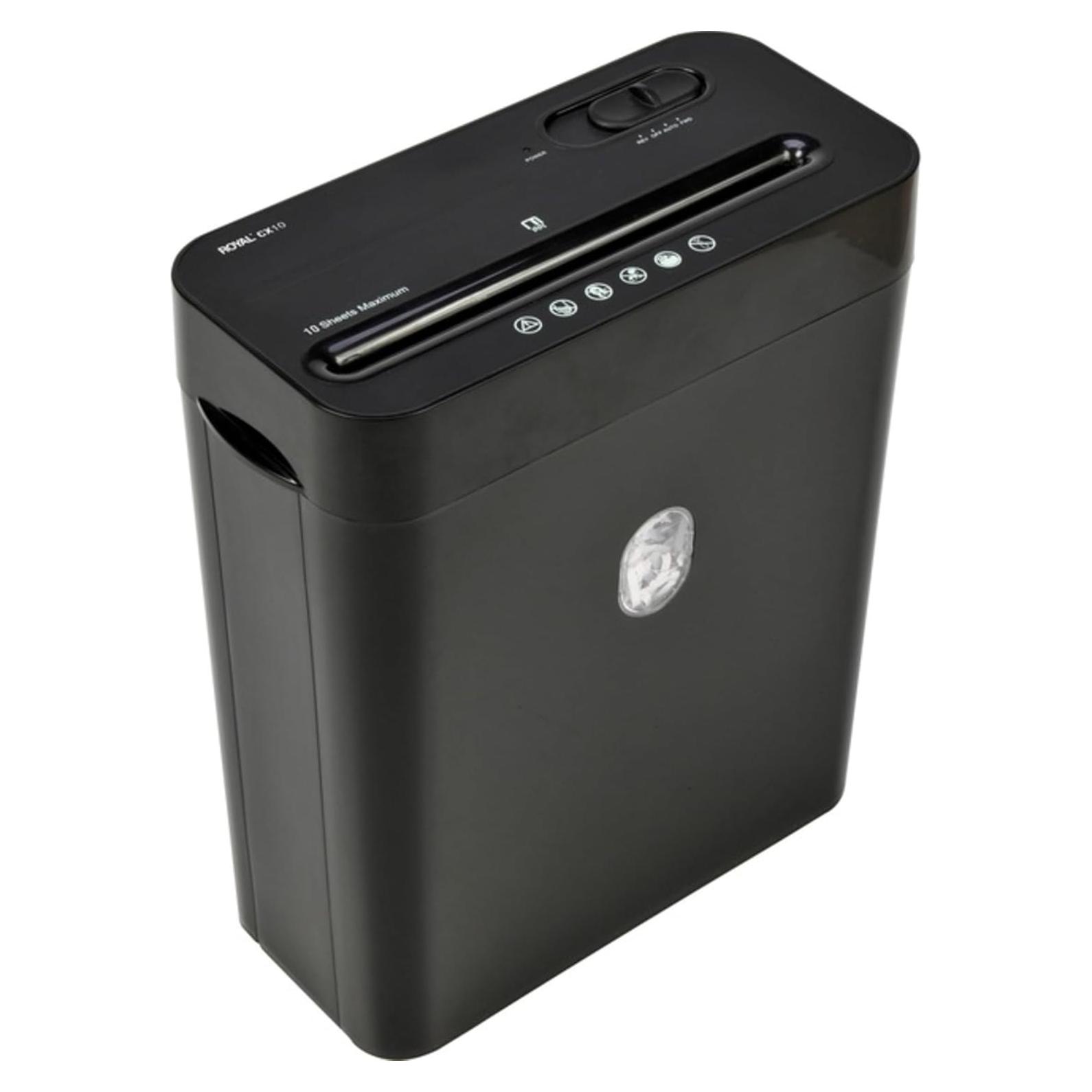 Trituradora de Papel Royal CX10 Corte Cruzado 10 Hojas