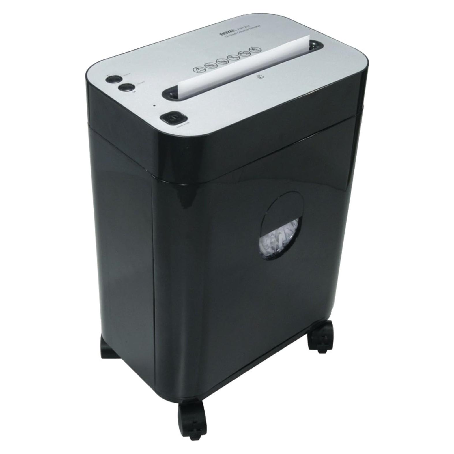 Destructora de papel Royal PX1201 corte cruzado 12 hojas