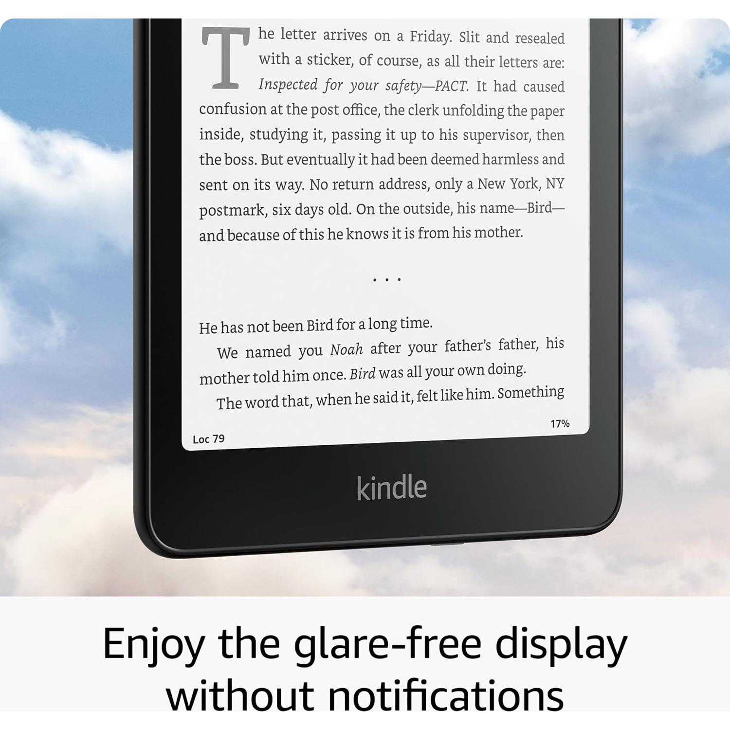 Kindle Paperwhite Signature Edition Essentials Bundle including All-new Kindle Paperwhite Signature Edition (32GB) - Black, Plant-Based Leather Cover - Black, and Wireless Charging Dock
