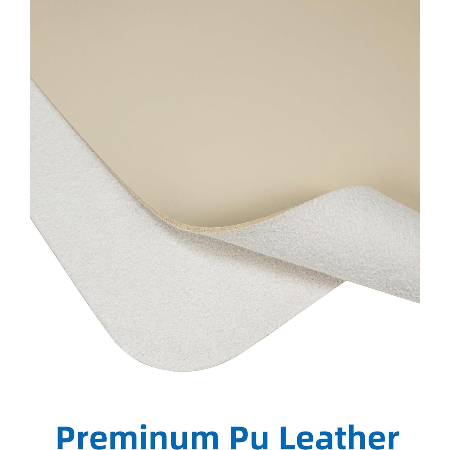 Alfombrilla de Escritorio Antideslizante AFIING Beige 122x43 cm