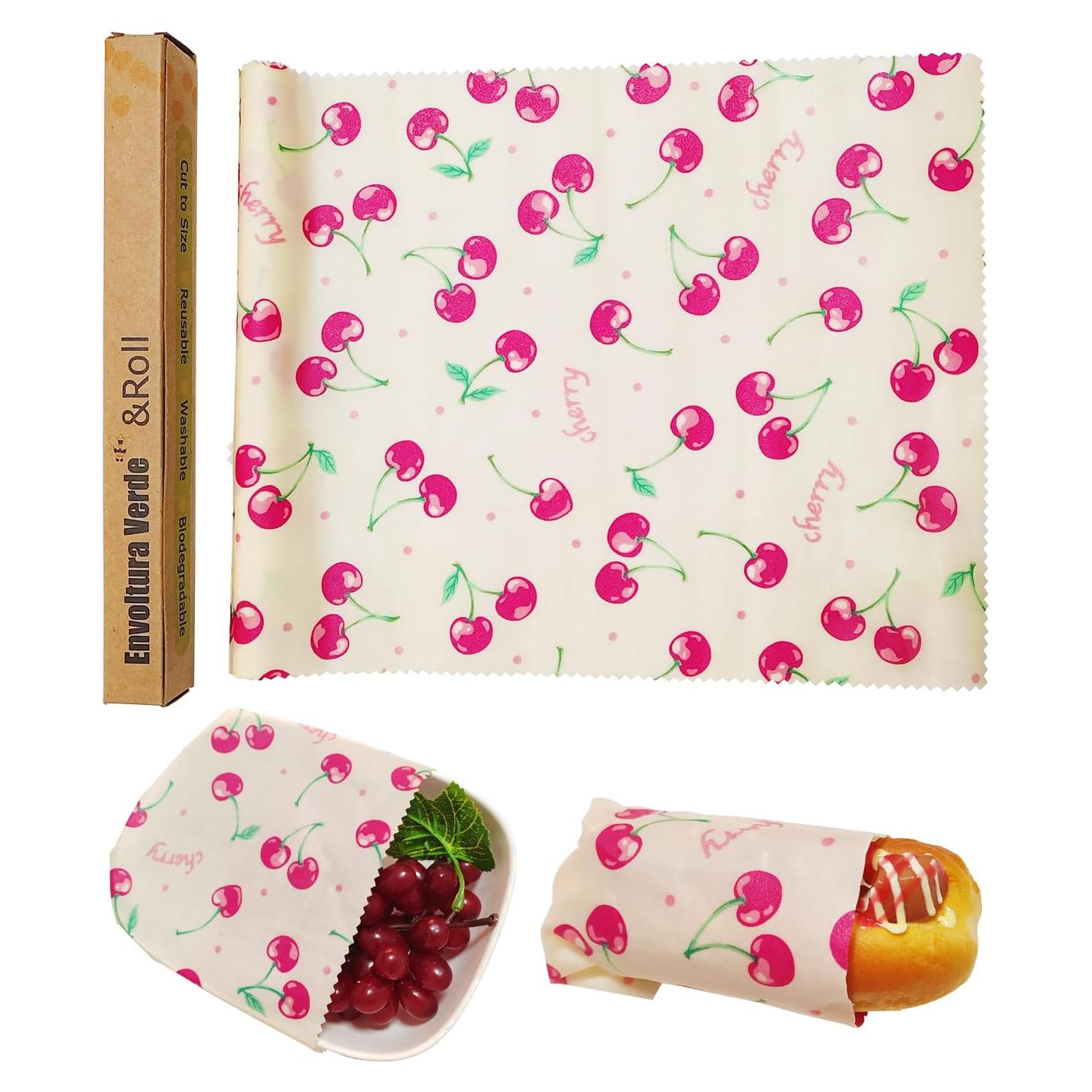 Rollos de Envoltura de Cera de Abeja 25 x 99 cm Envolturas Ecológicas